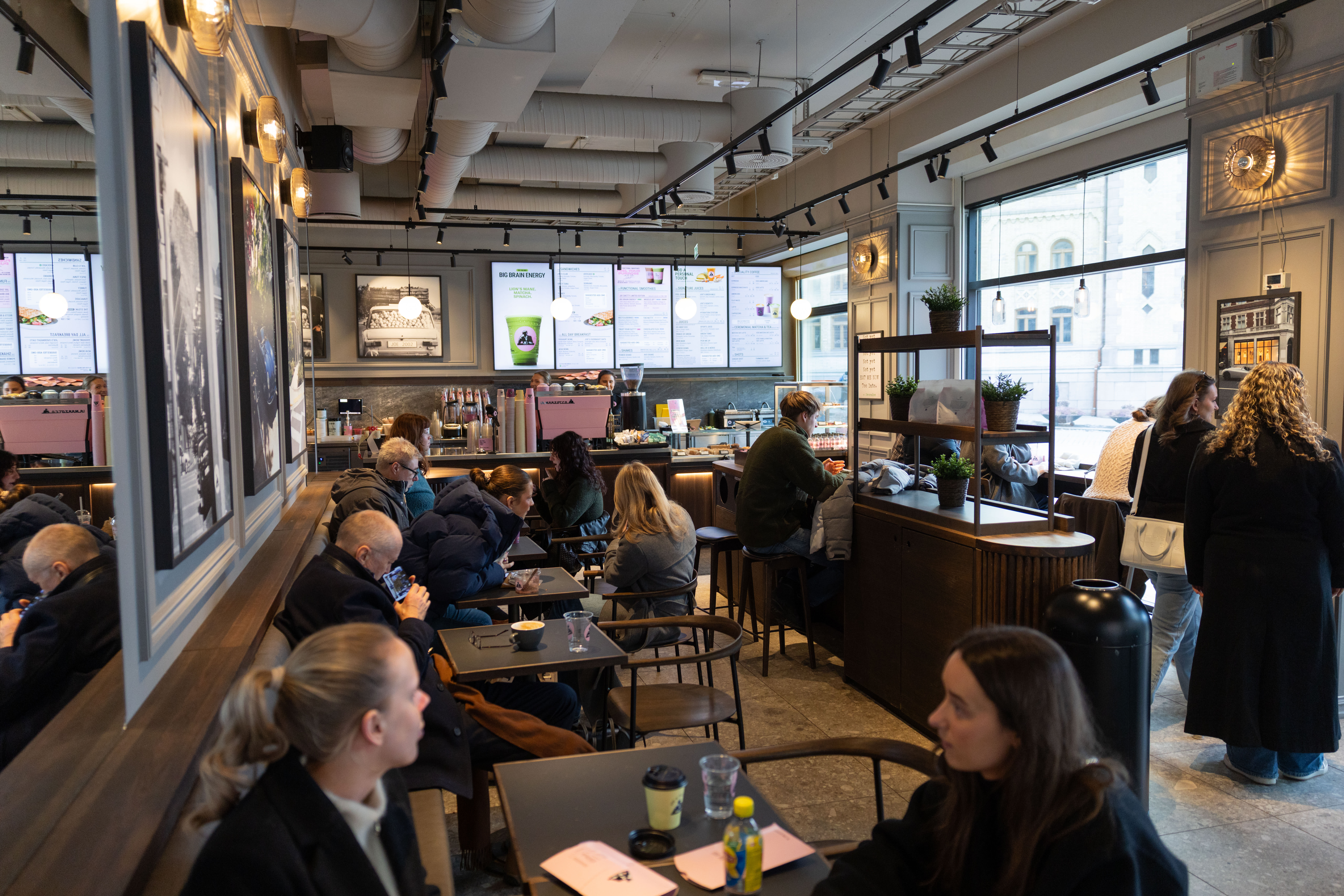 På Joe & The Juice fikk vi en stor overraskelse