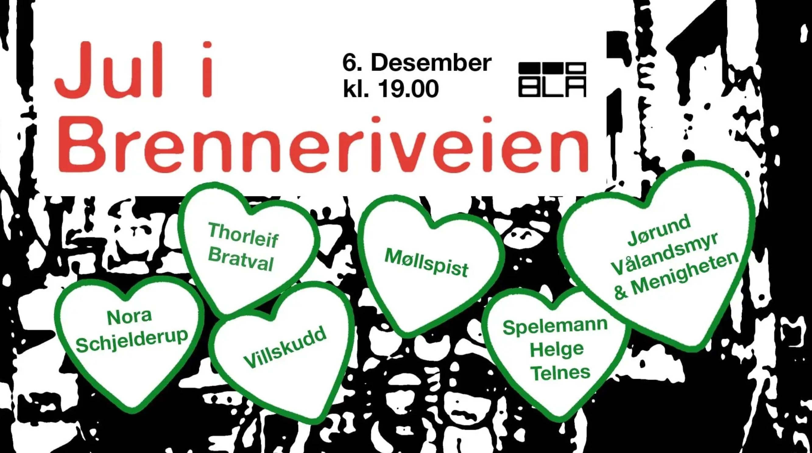 Godt og blanda opptrer på «Jul i Brenneriveien».