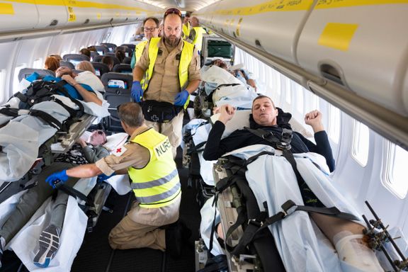  I et ombygget SAS-fly får sårede soldater avgjørende norsk hjelp