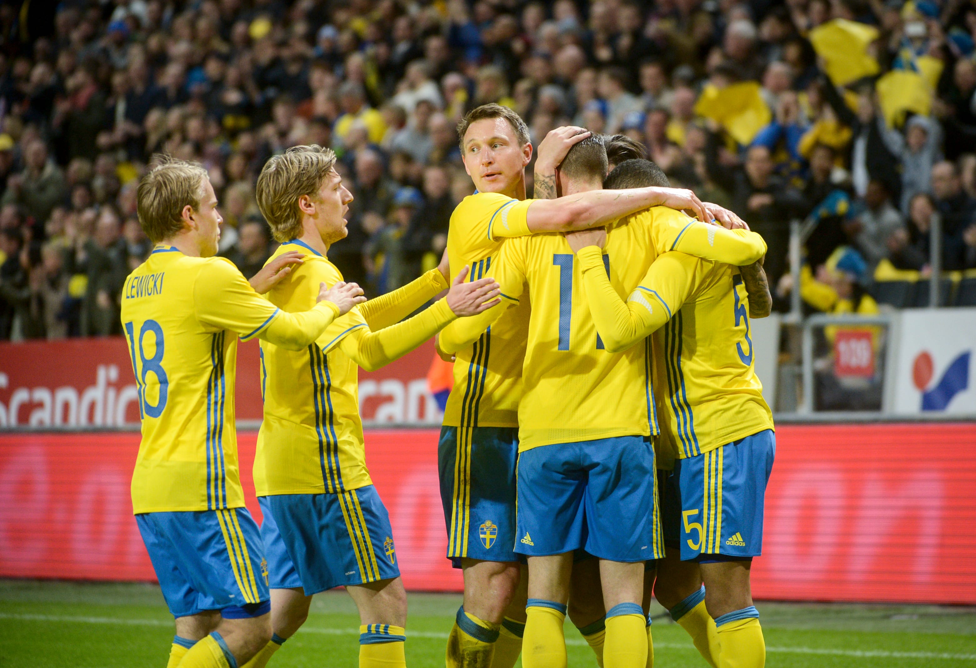 Historiske Sverige med rekord i åttemålsfesten mot Luxembourg 