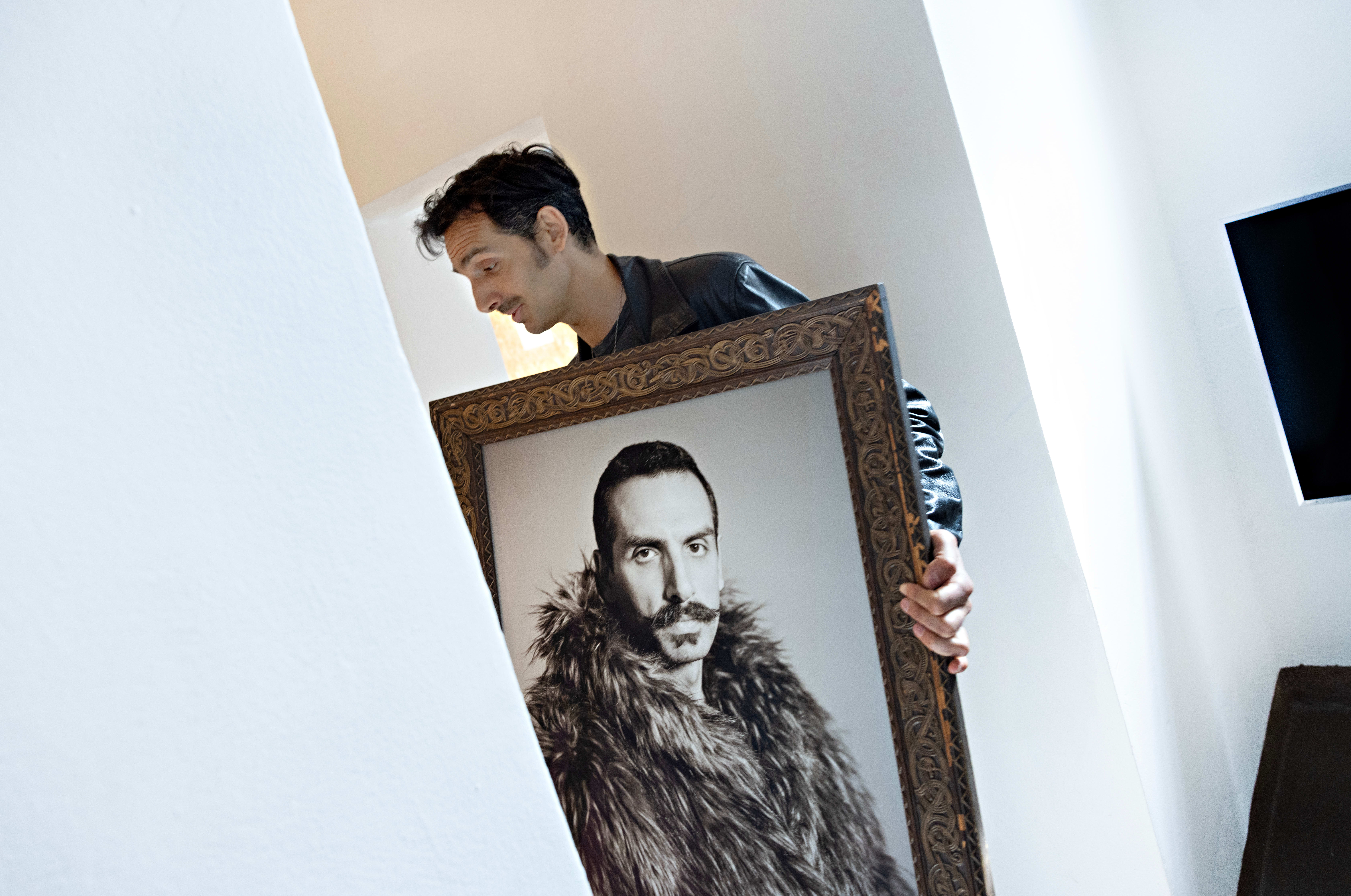 Sayed Sattar Hasan er fascinert av heltebildet av Nansen i pels. 