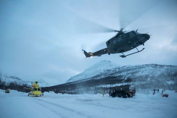  Helikopter gjorde nytt forsøk på lokalisering av skredtatte i Tamokdalen 