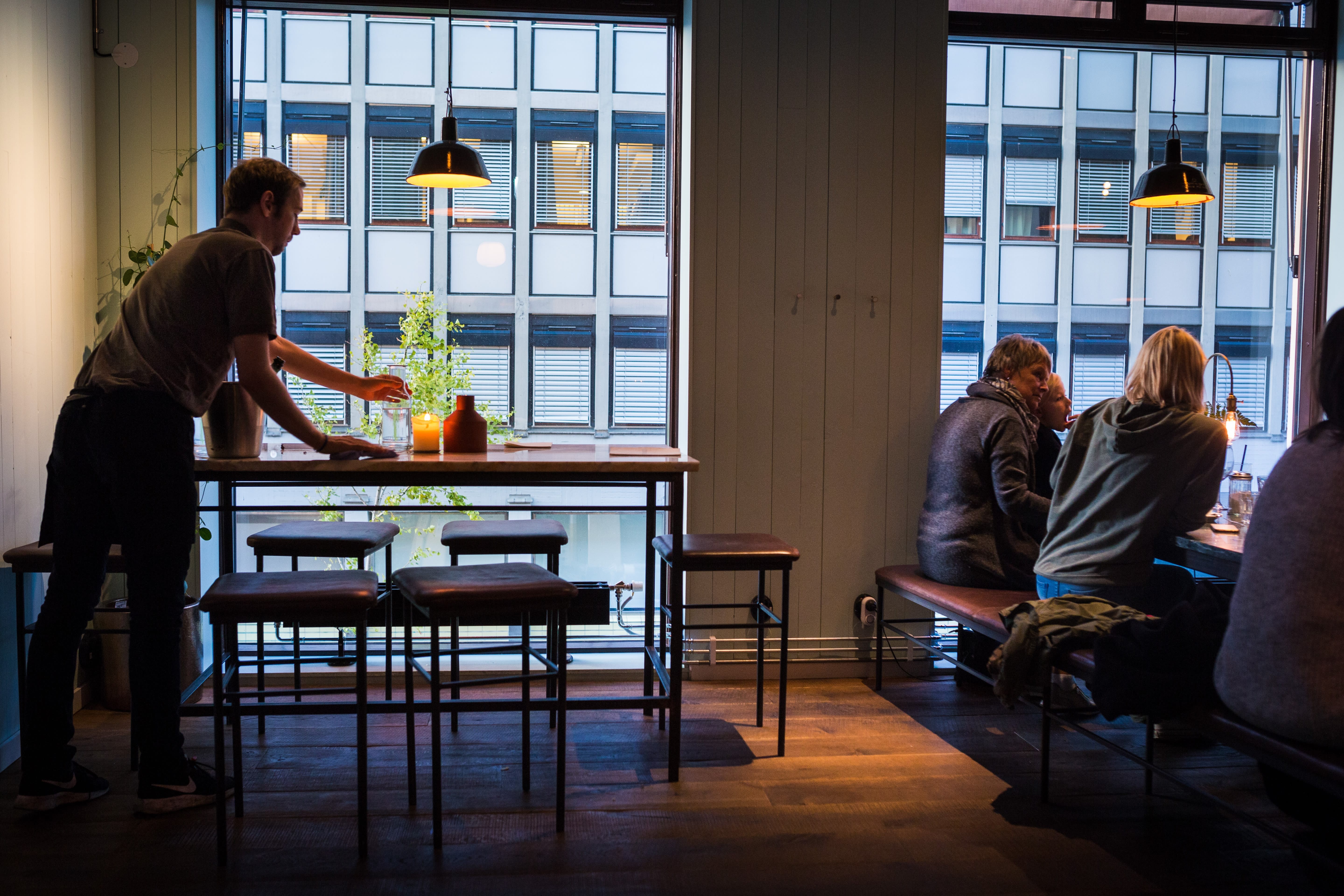 Her ser du ned på Torggata. 