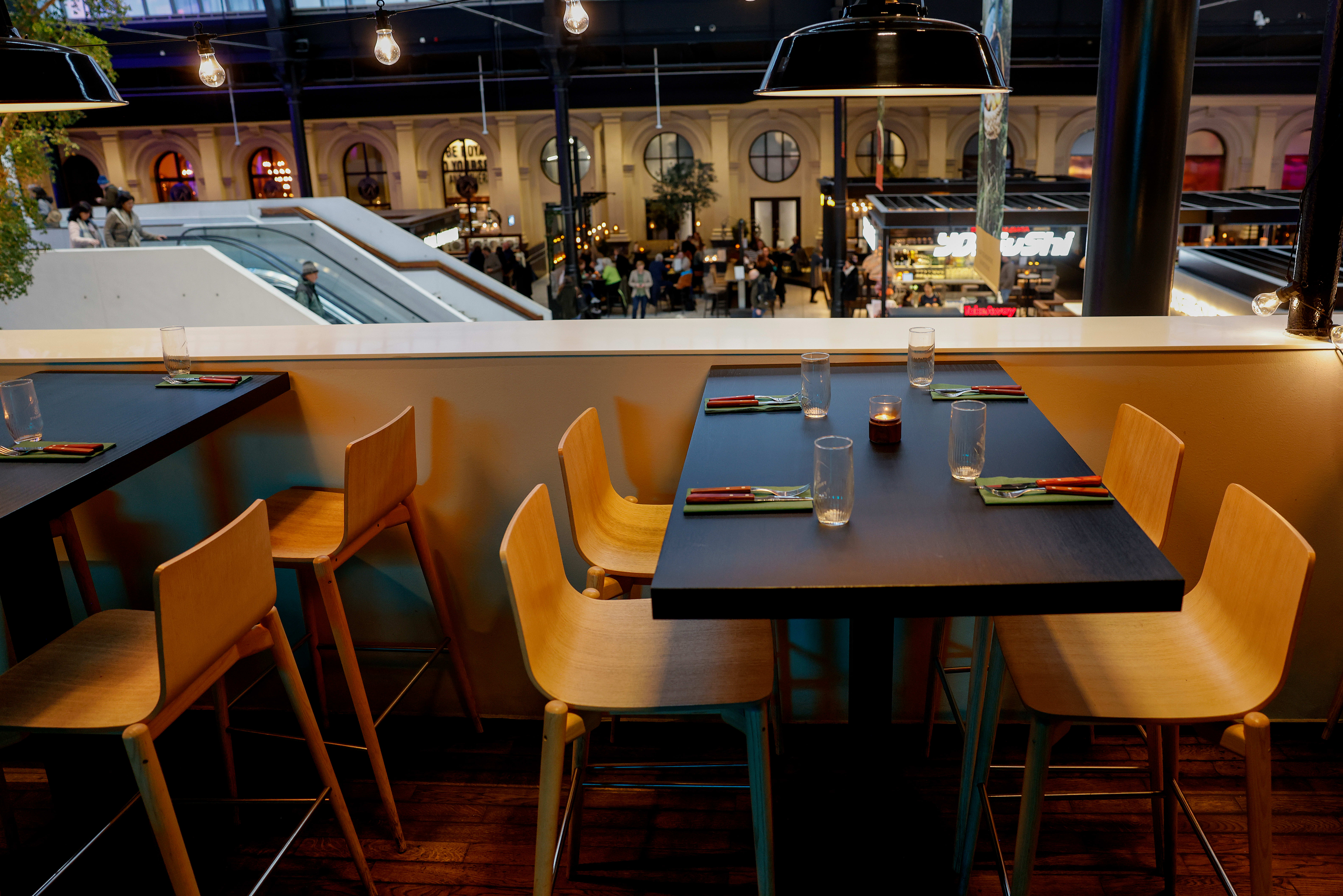 Restauranten har to etasjer.