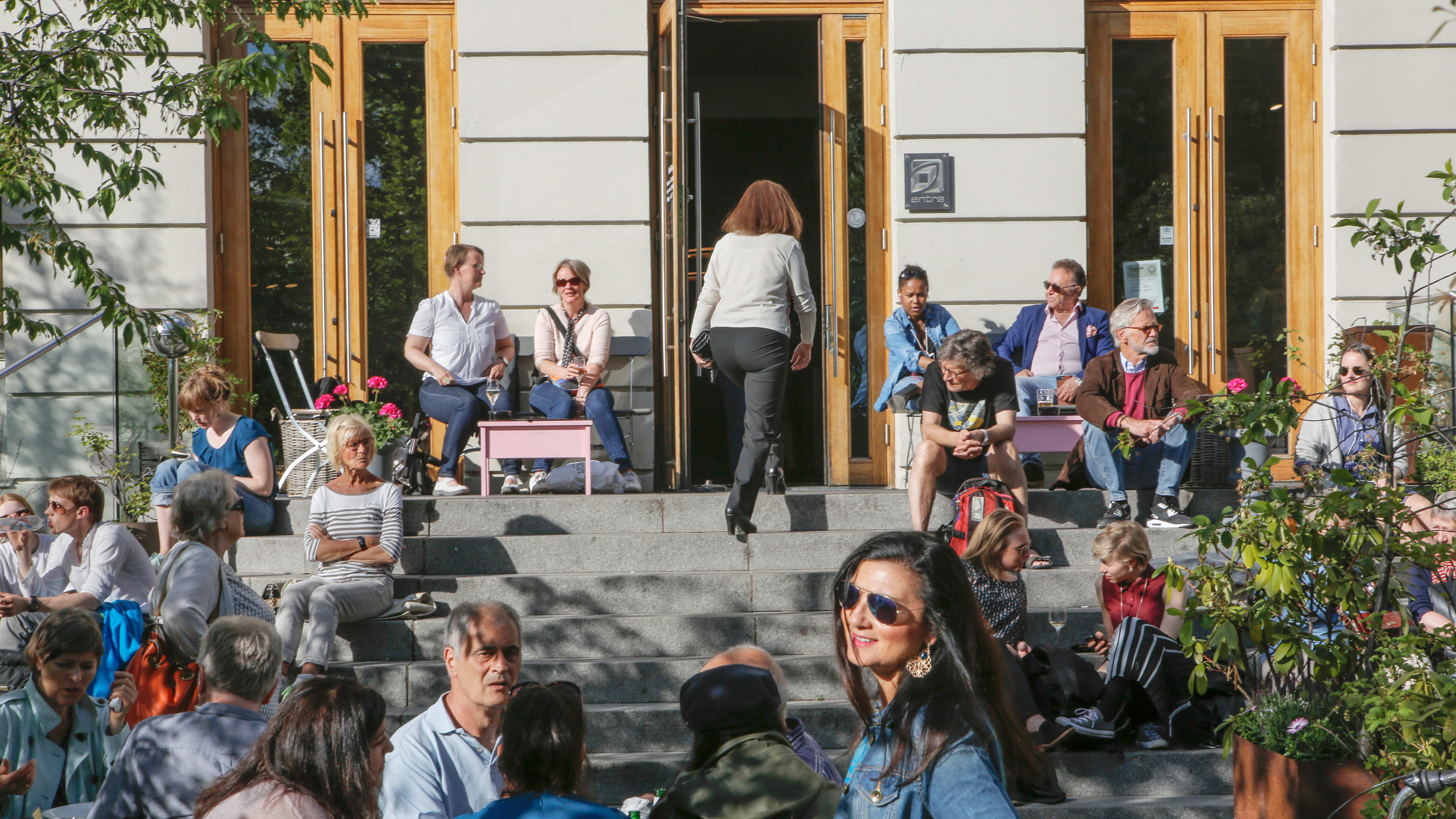 Kafé Oslo har byens beste uteservering, men maten skuffer