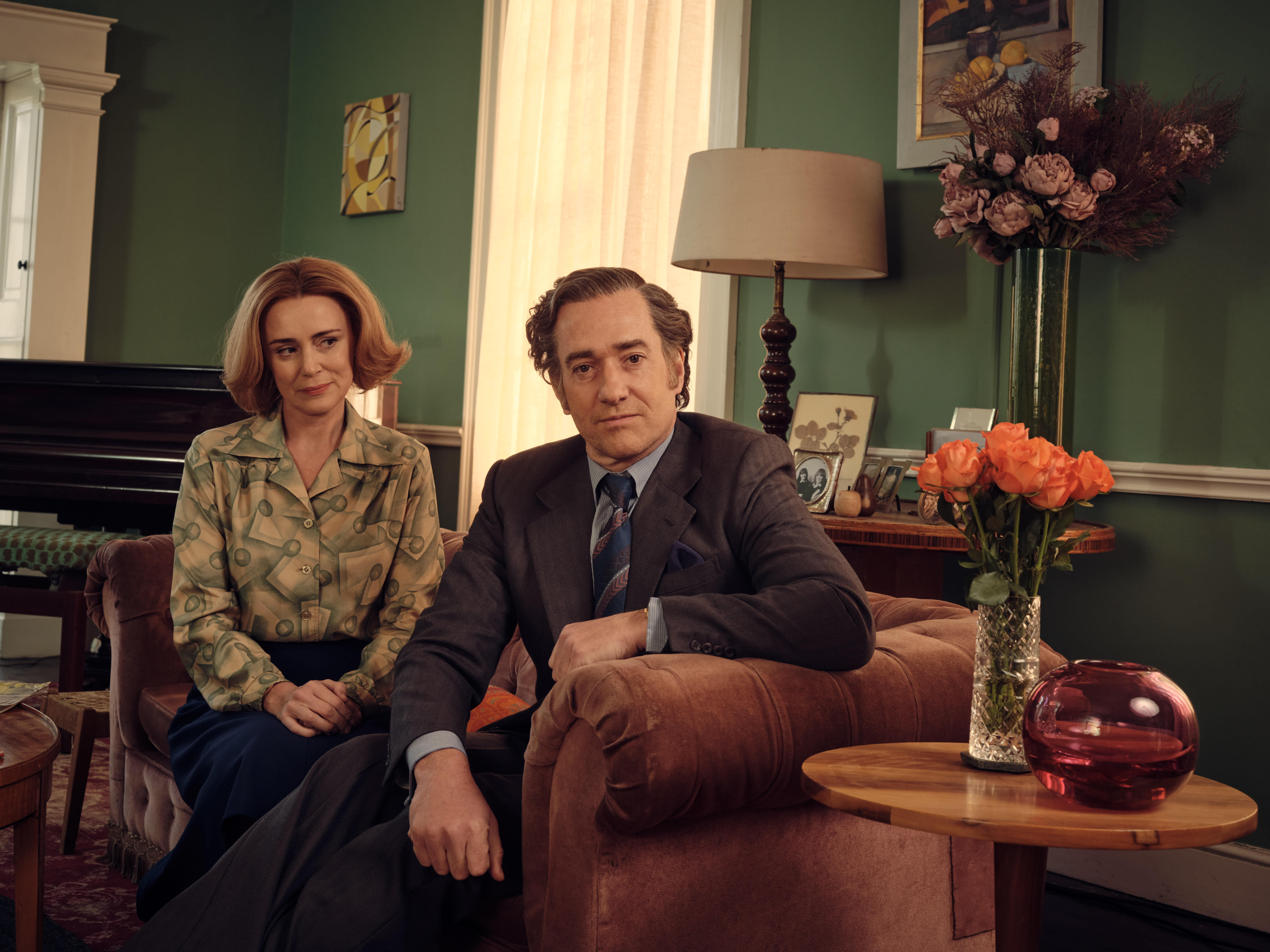 Lykkelige dager: Keeley Hawes og Matthew Macfadyen.
