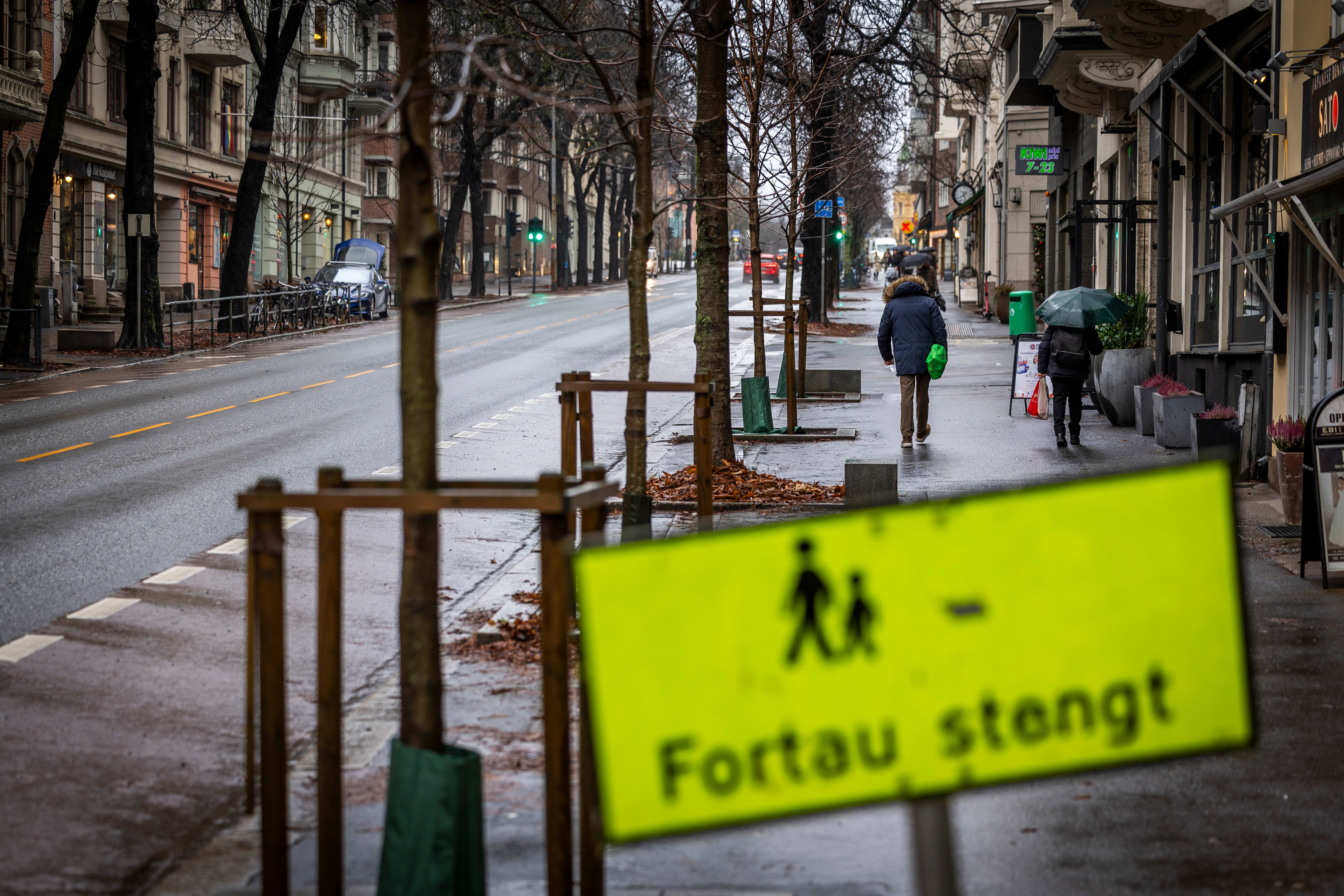 Det er flere lokaler som står tomme oppover denne strekningen i Bygdøy allé.