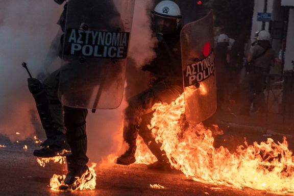Heftige protester mot lov mot demonstrasjoner i Hellas