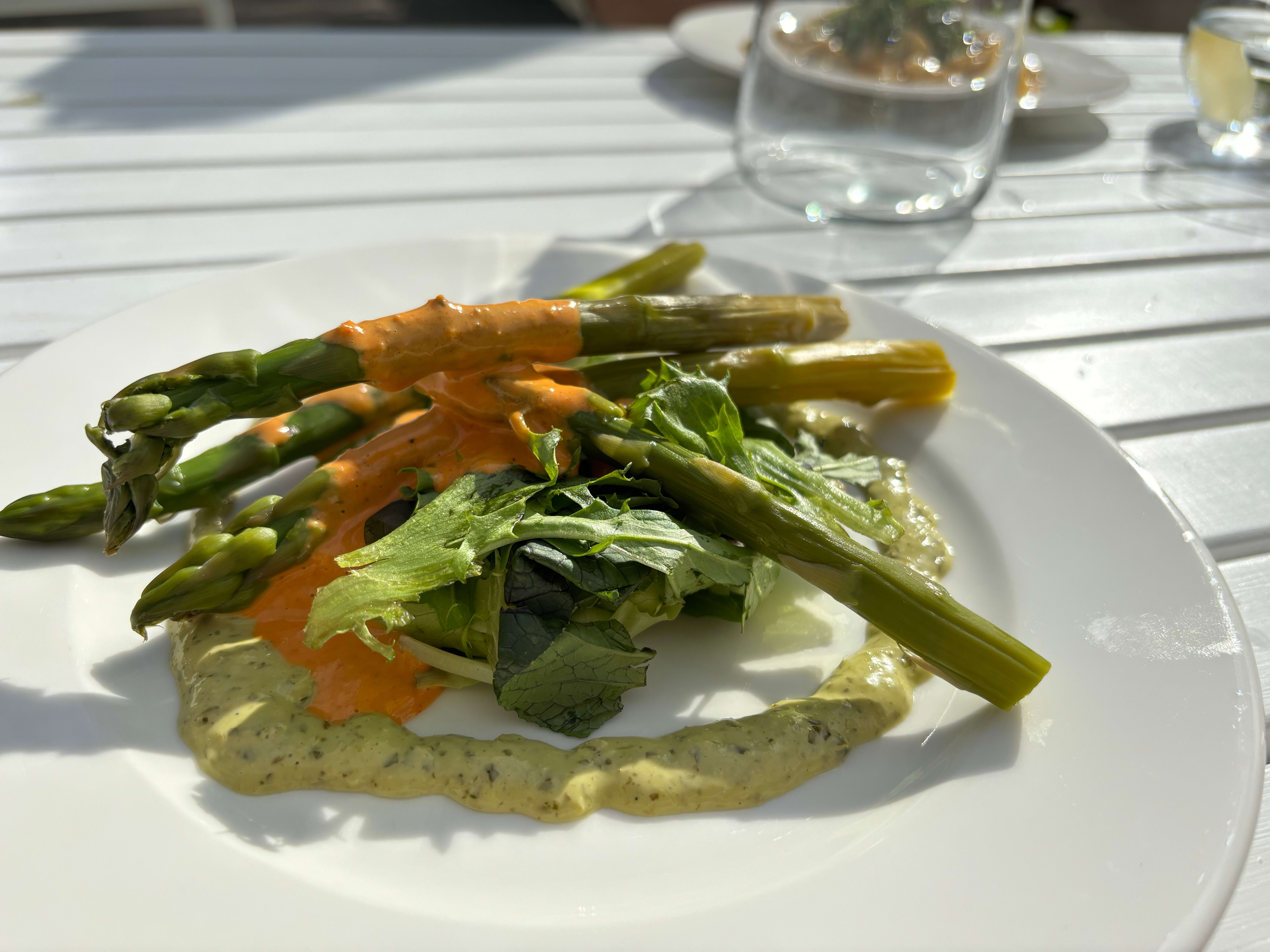 Asparges: 210 kroner.