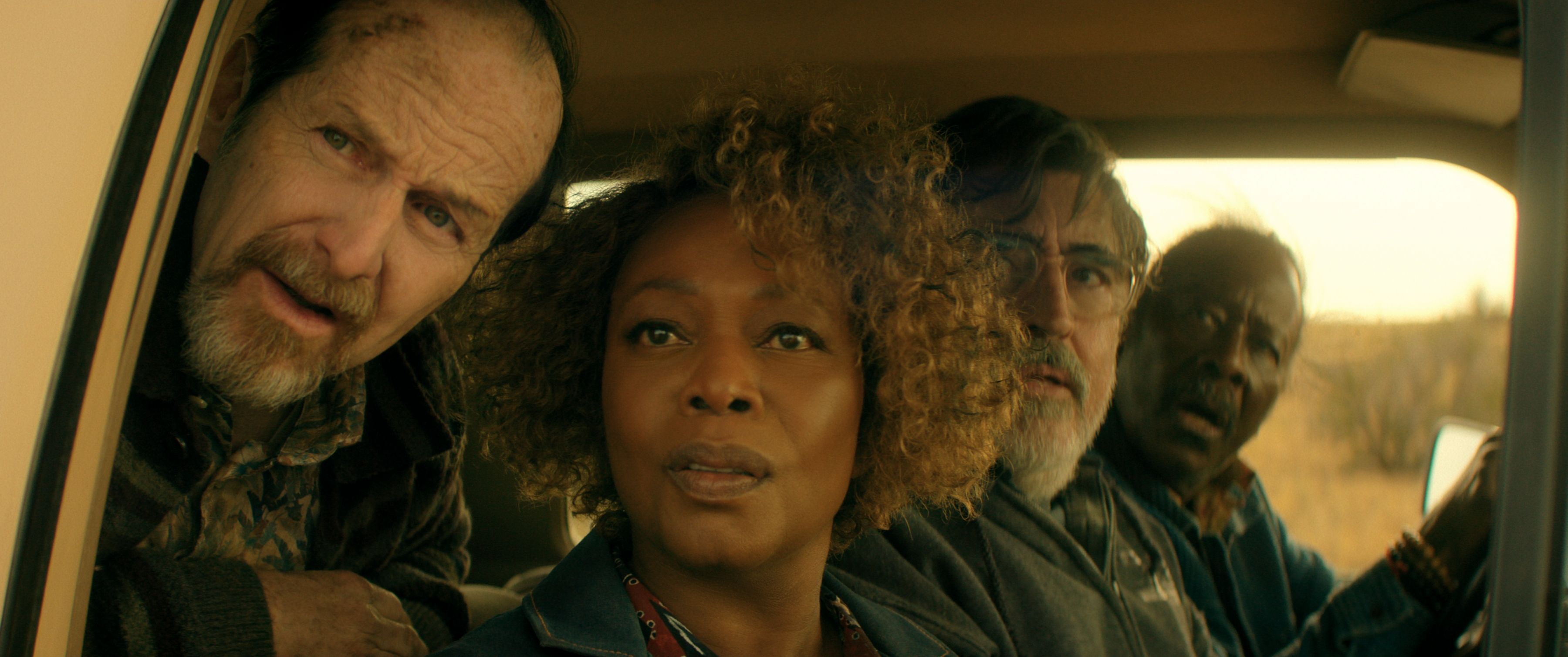 Hva er det egentlig som foregår, lurer Denis O’Hare, Alfre Woodard, Alfred Molina og Clarke Peters på.