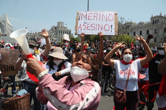 Perus president går av etter fem dager – jubel i gatene