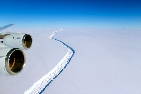 Isflak større enn Akershus fylke har løsnet i Antarktis