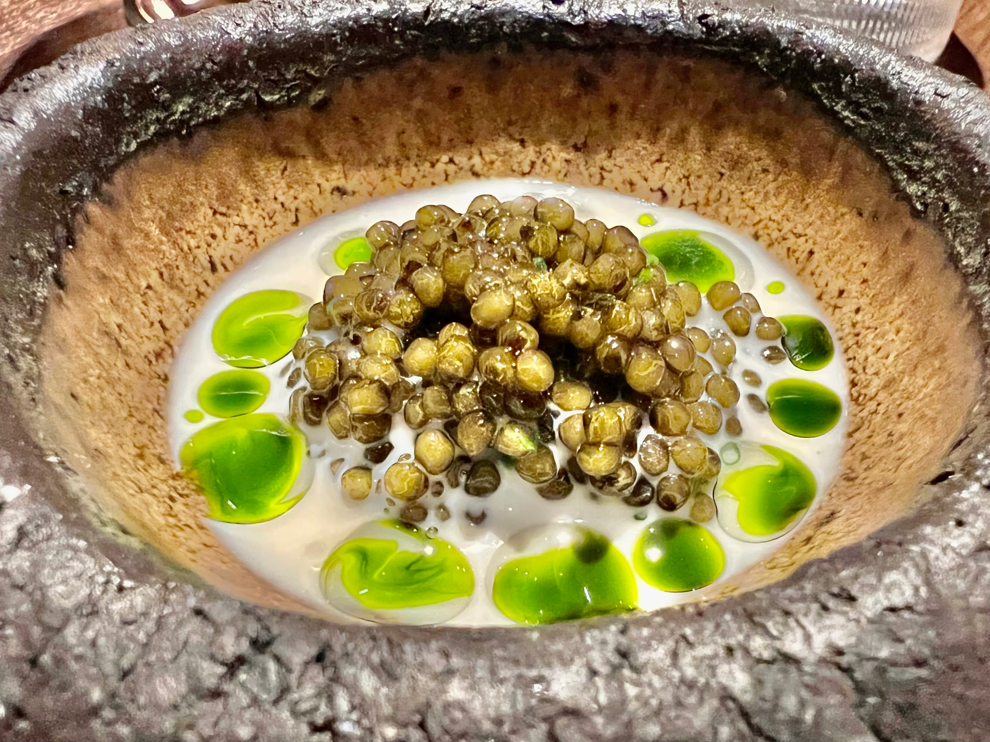 Raust med Rossinikaviar. 