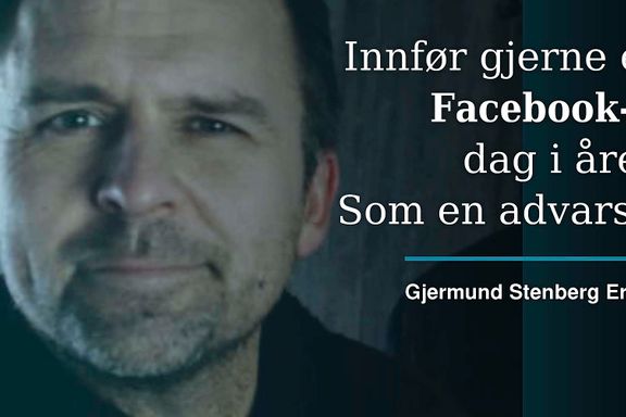 Facebook er en skandale, og det er din skyld også | Gjermund Stenberg Eriksen