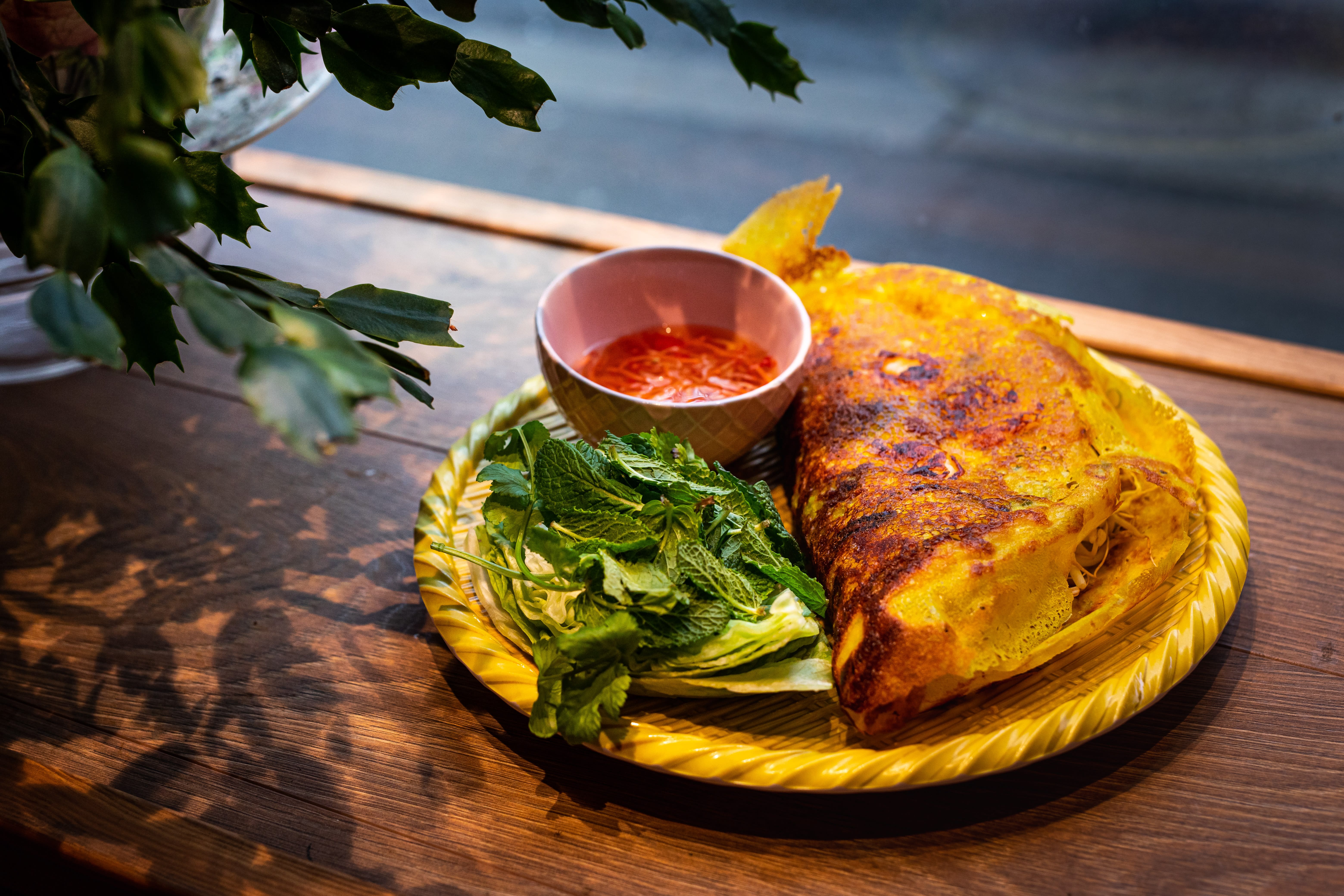 Bahn Xeo, rispannekake med masse godt i.