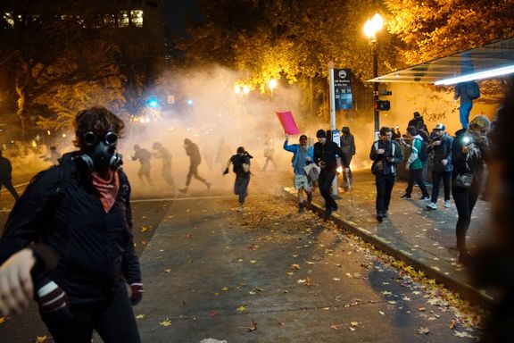 Person skutt under Trump-demo i Portland