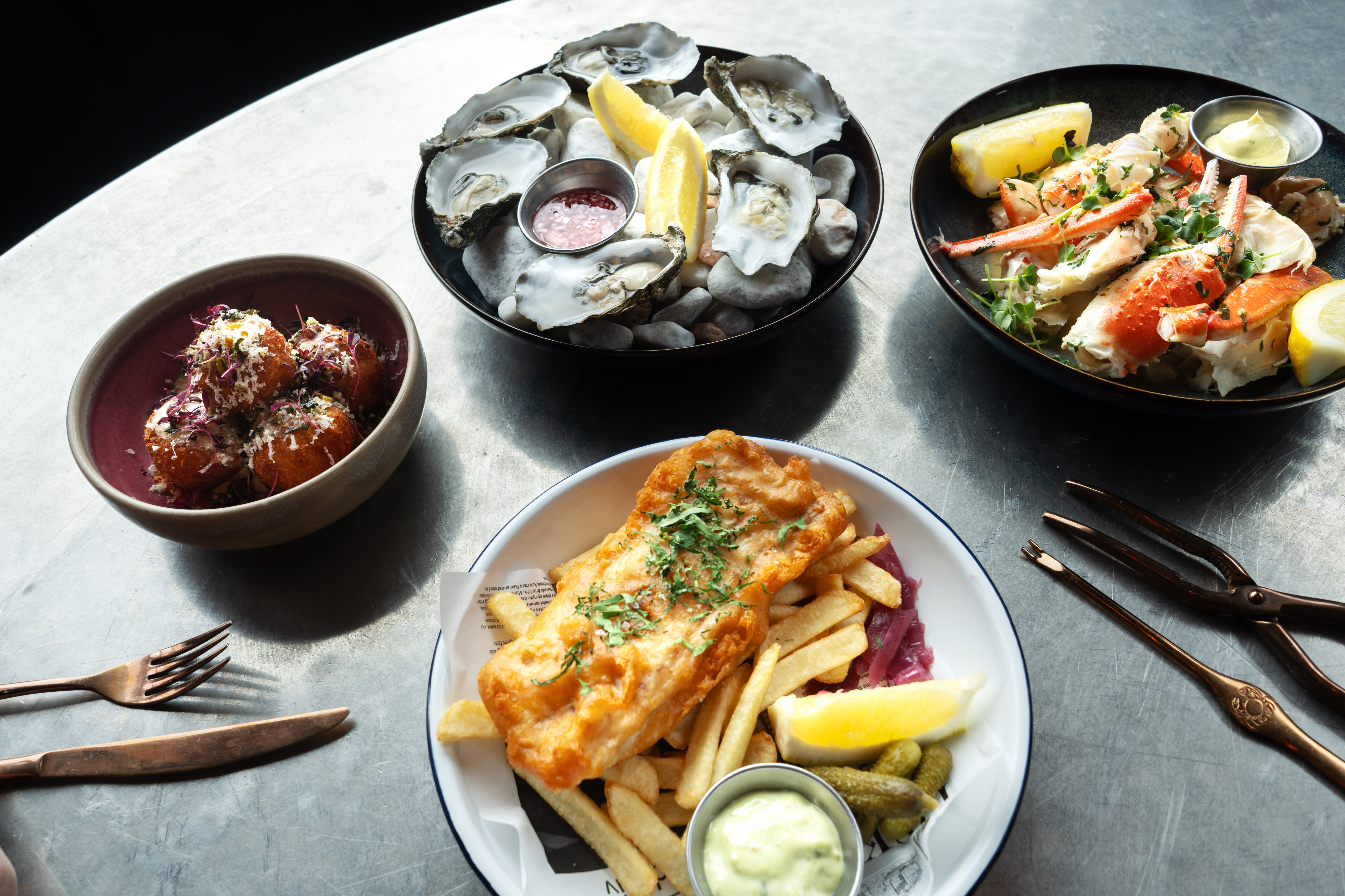 Mange fristende retter, men ikke alt er like vellykket. 