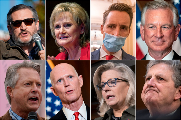 Disse åtte senatorene protesterer fortsatt mot valgresultatet