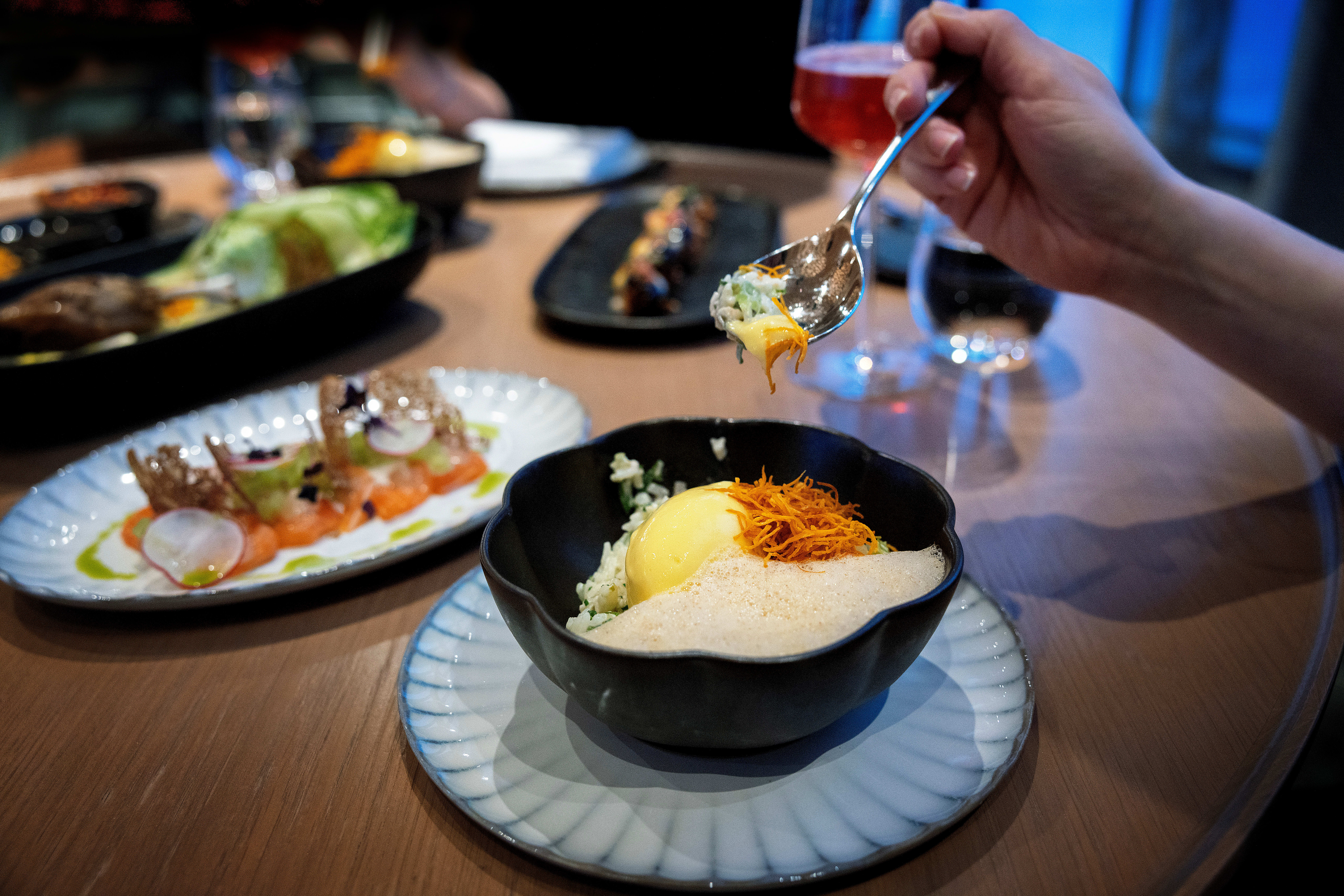 Fristende og fargerike retter.