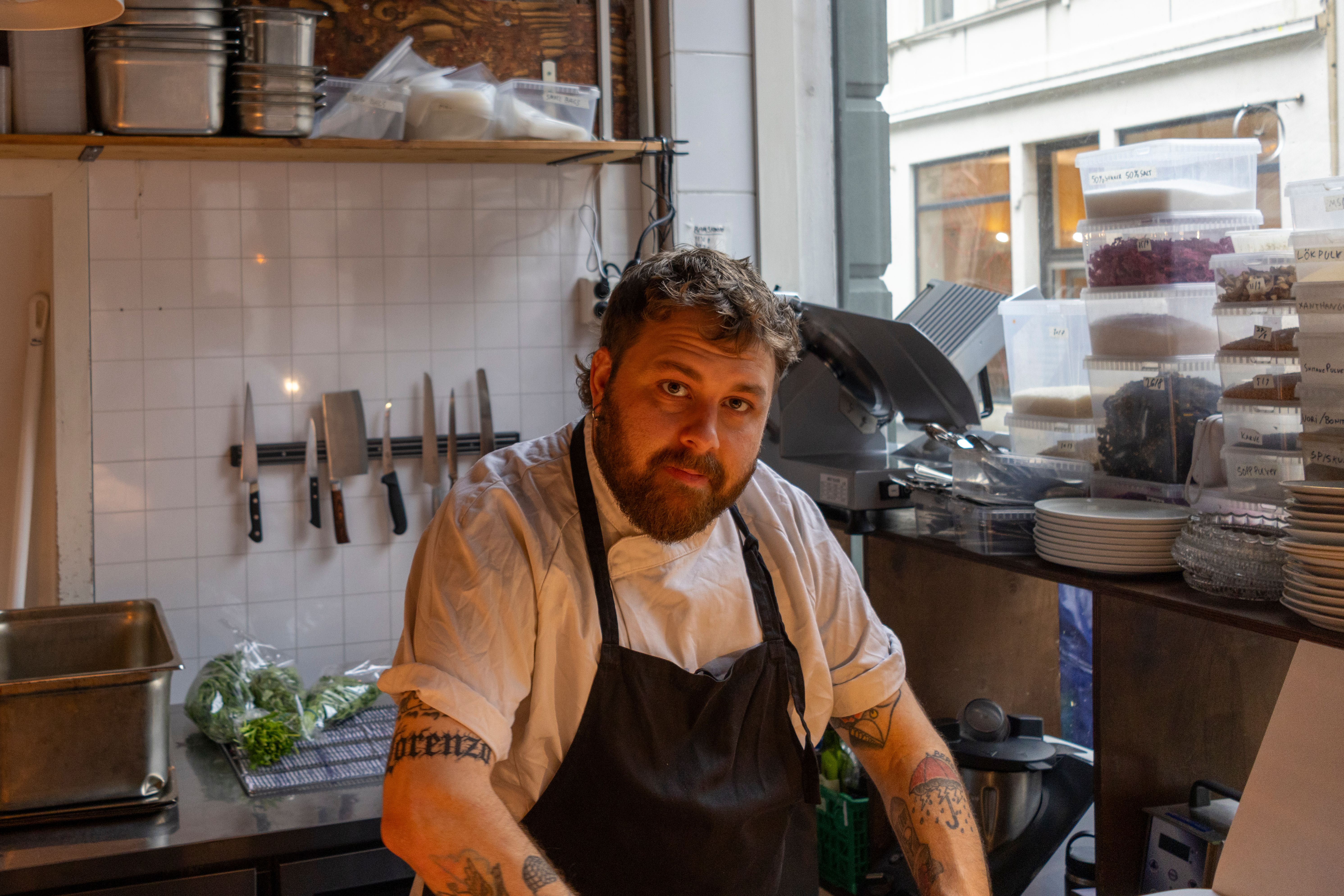 Robin Baldi er en av to kjøkkensjefer på Tempo Tempo.