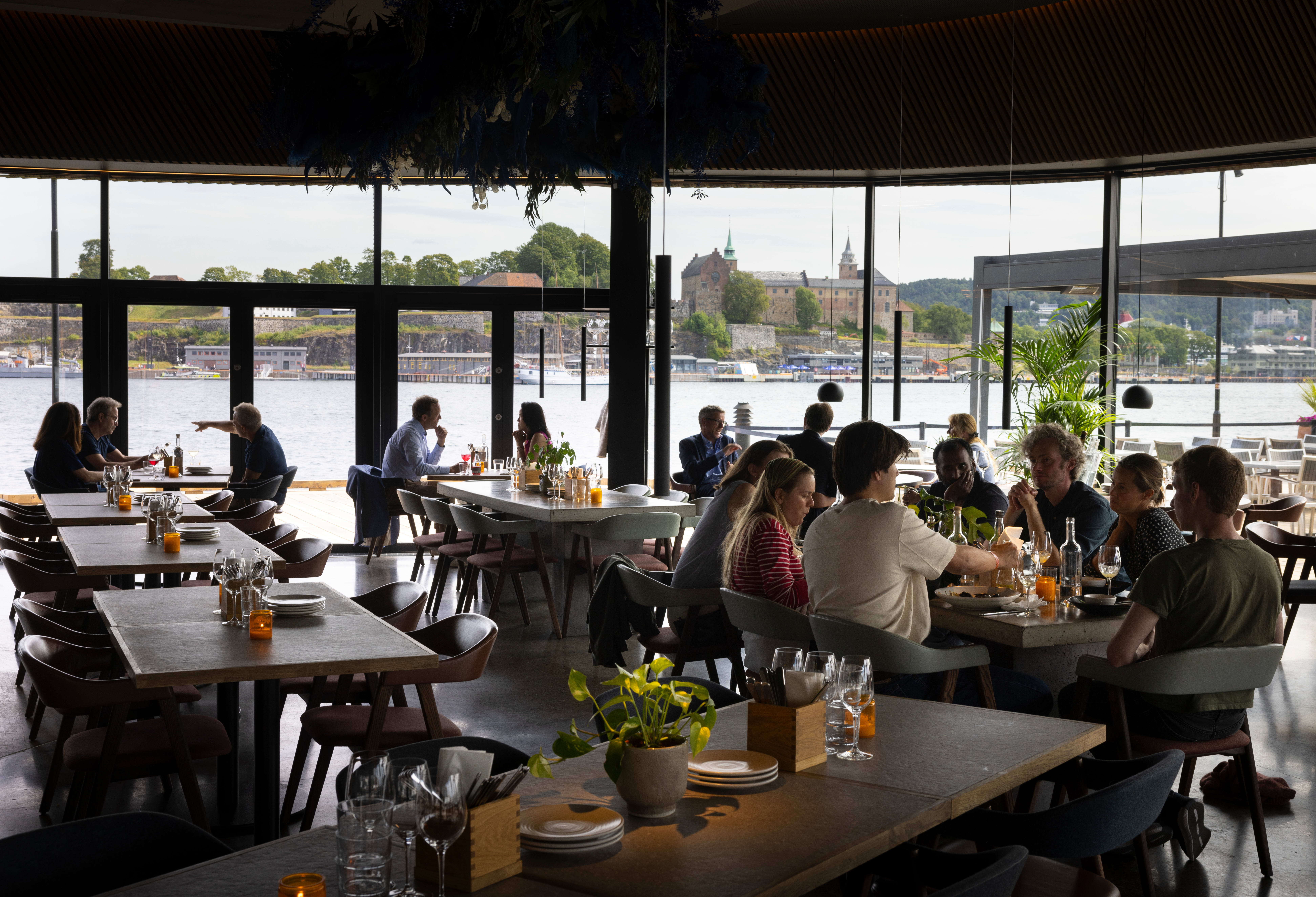 Fin utsikt fra Hekla. 