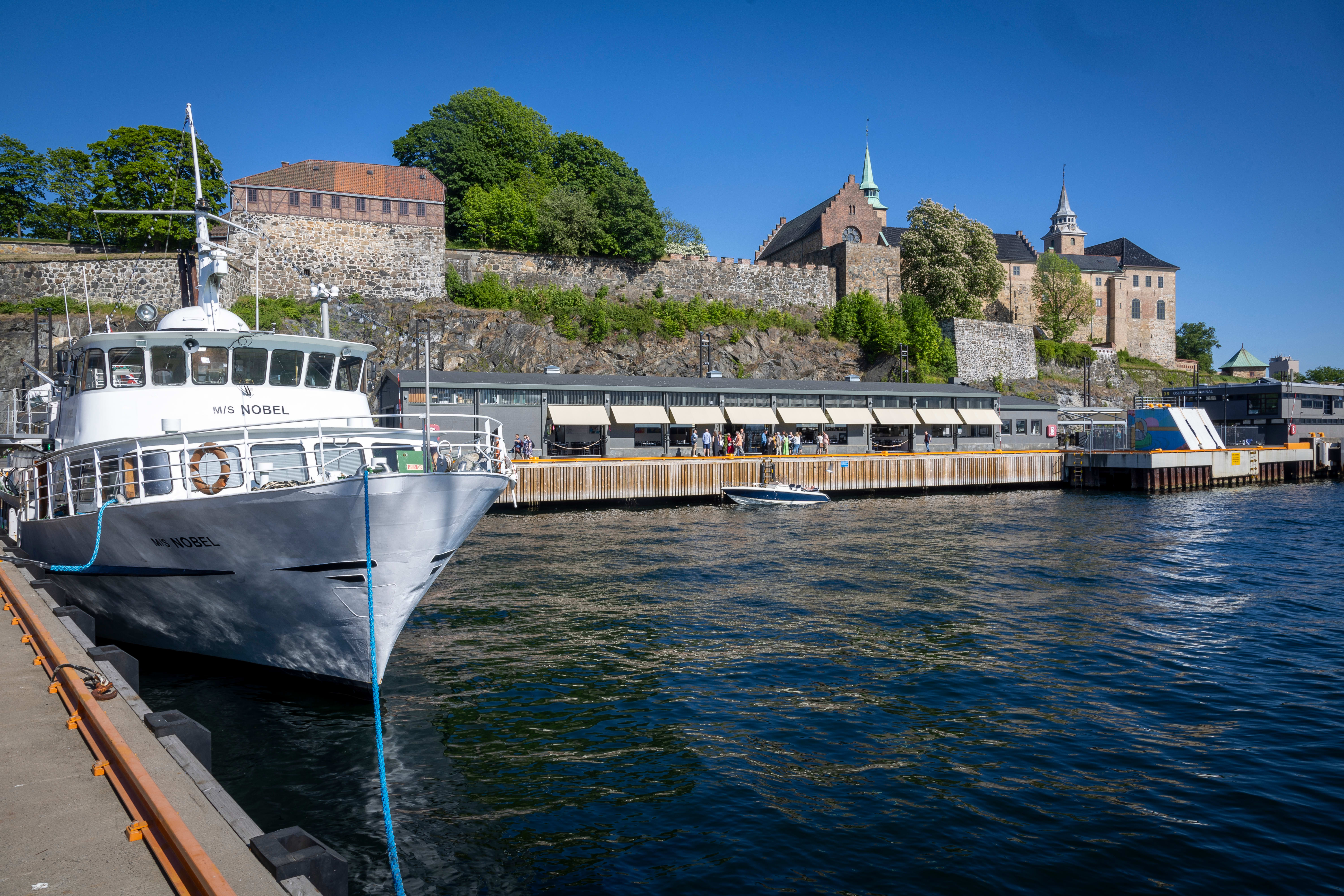Solsiden ligger solrikt til på Akershusstranda. 
