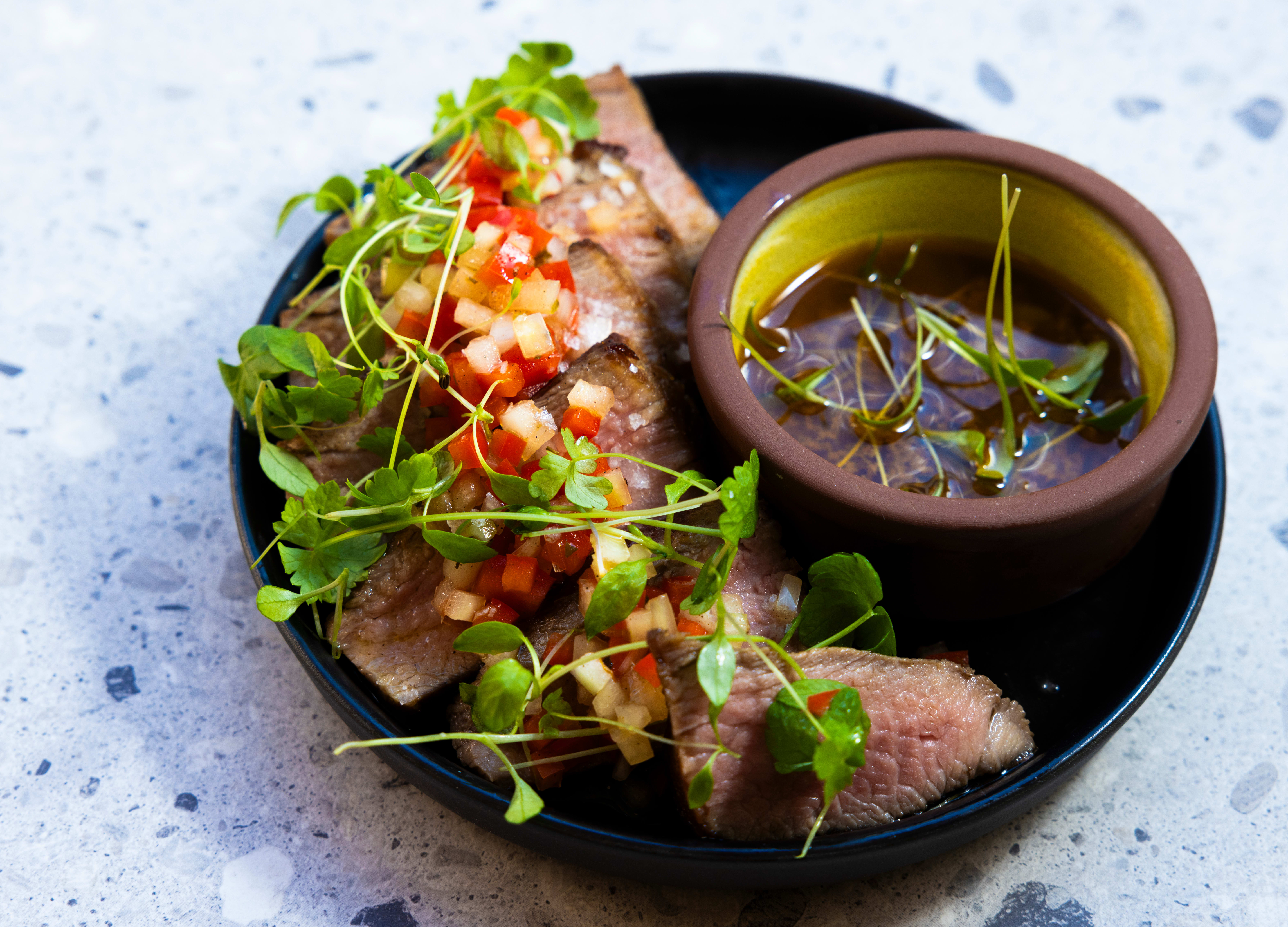 Butcherbiff med chimichurri.