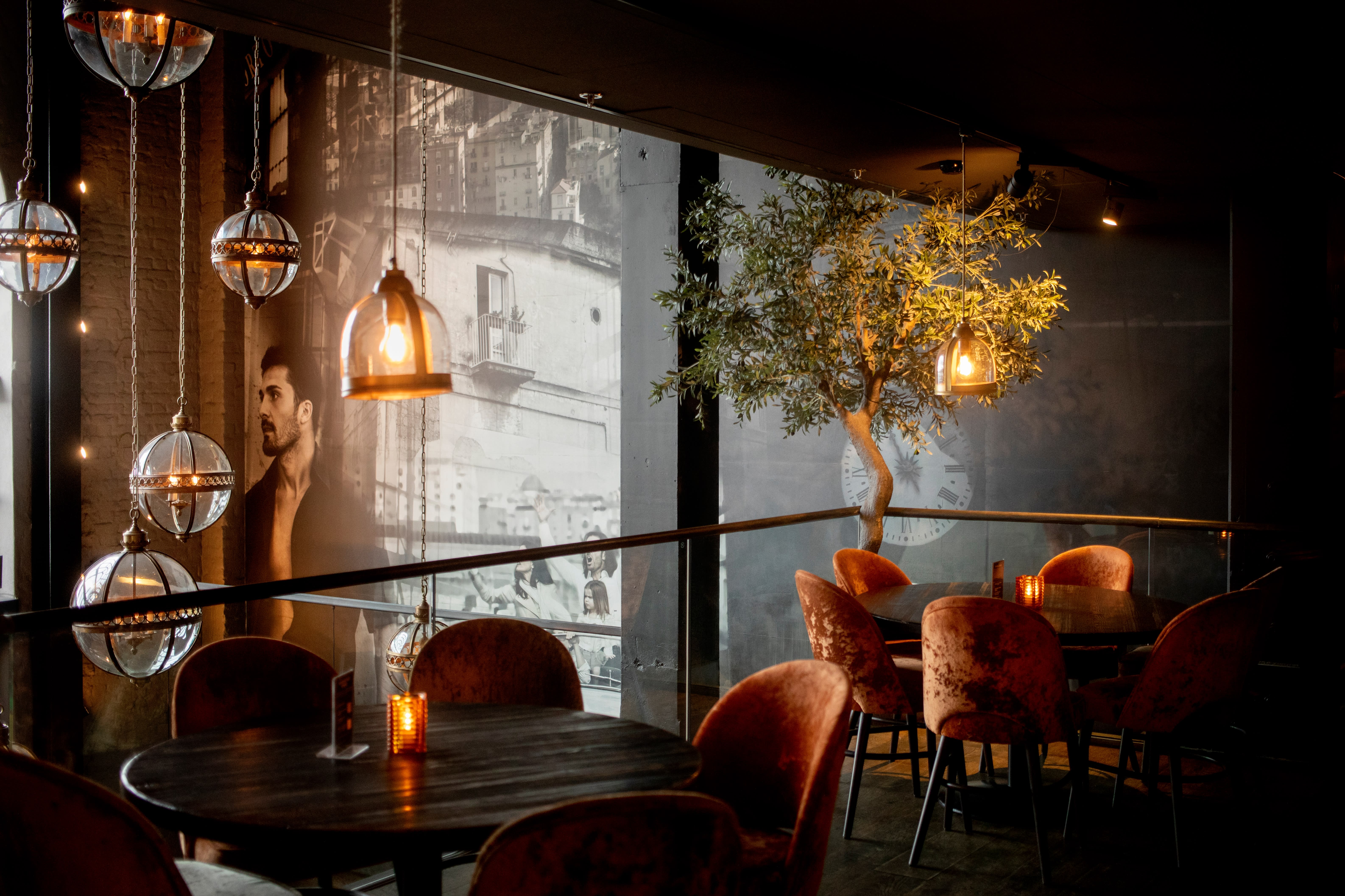 Det er lunt innendørs hvis været er dårlig.