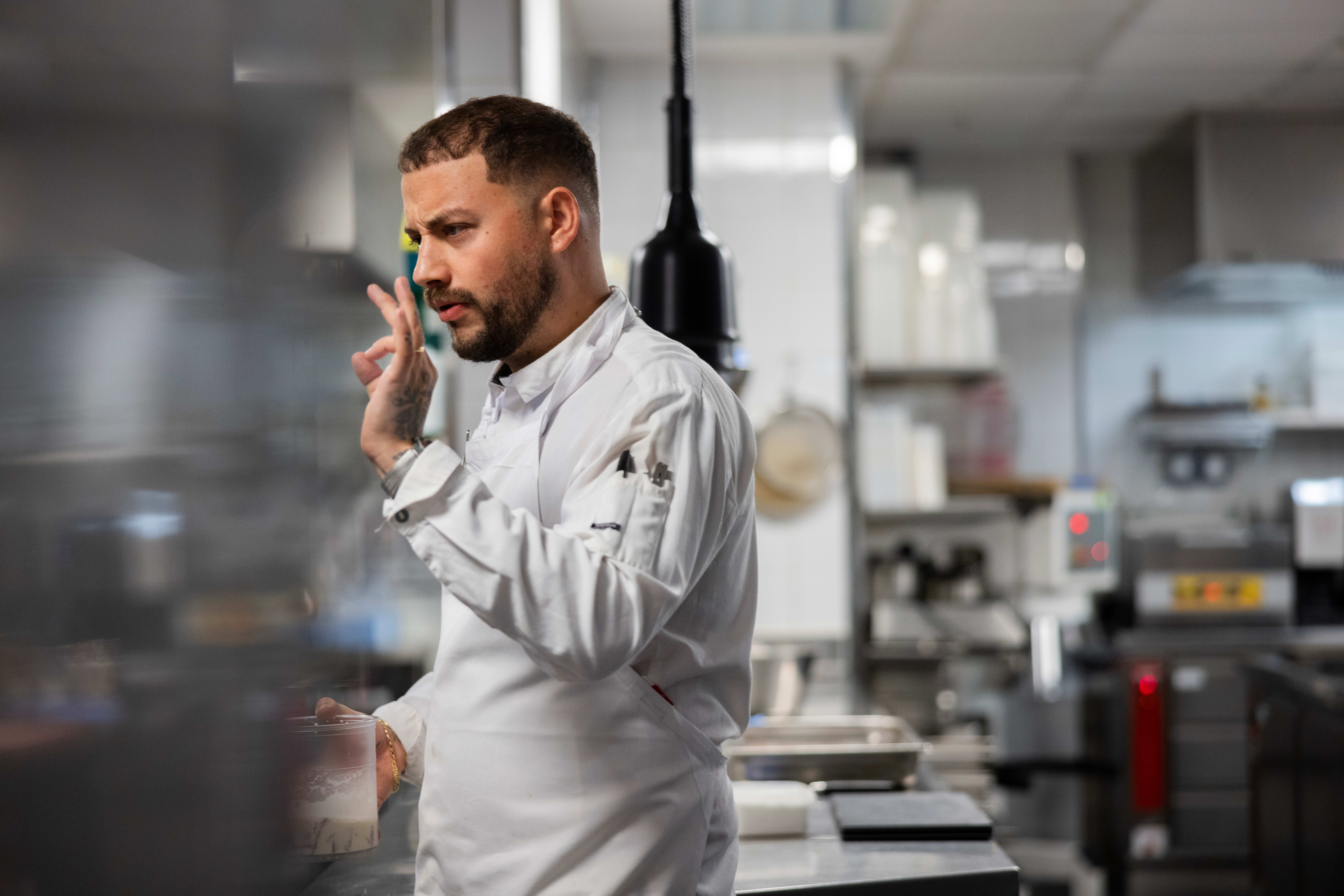 Andrea Selvaggini er kjøkkensjef på Michelin-restauranten Savage.