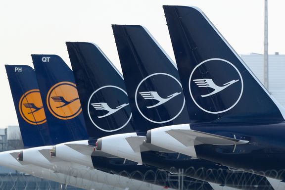 Lufthansa-streiken rammer minst 134.000 passasjer. 13 fly til og fra Norge er innstilt 