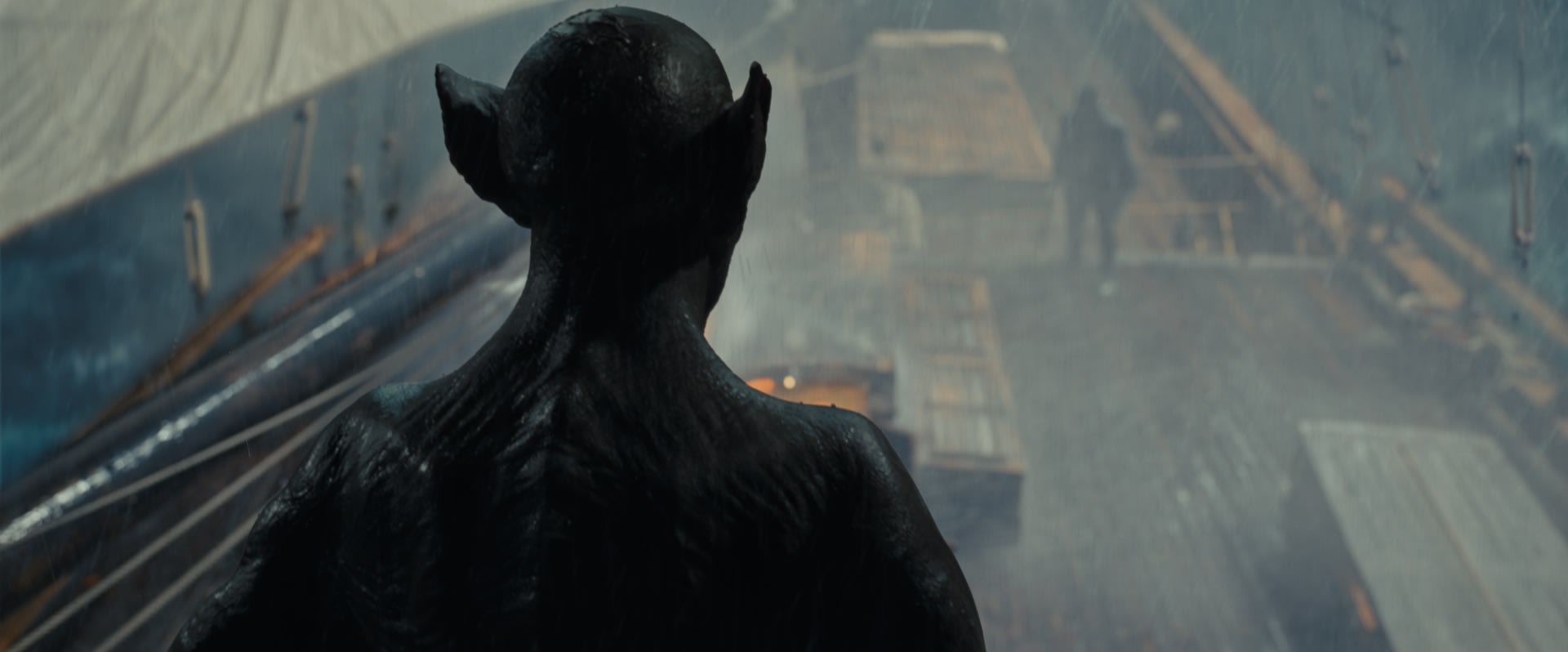 Dracula fremstilles som et Gollum-aktig monster i filmen. 