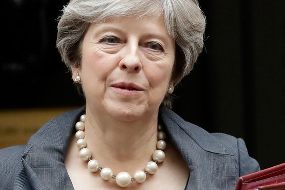 Attentat mot Theresa May avverget