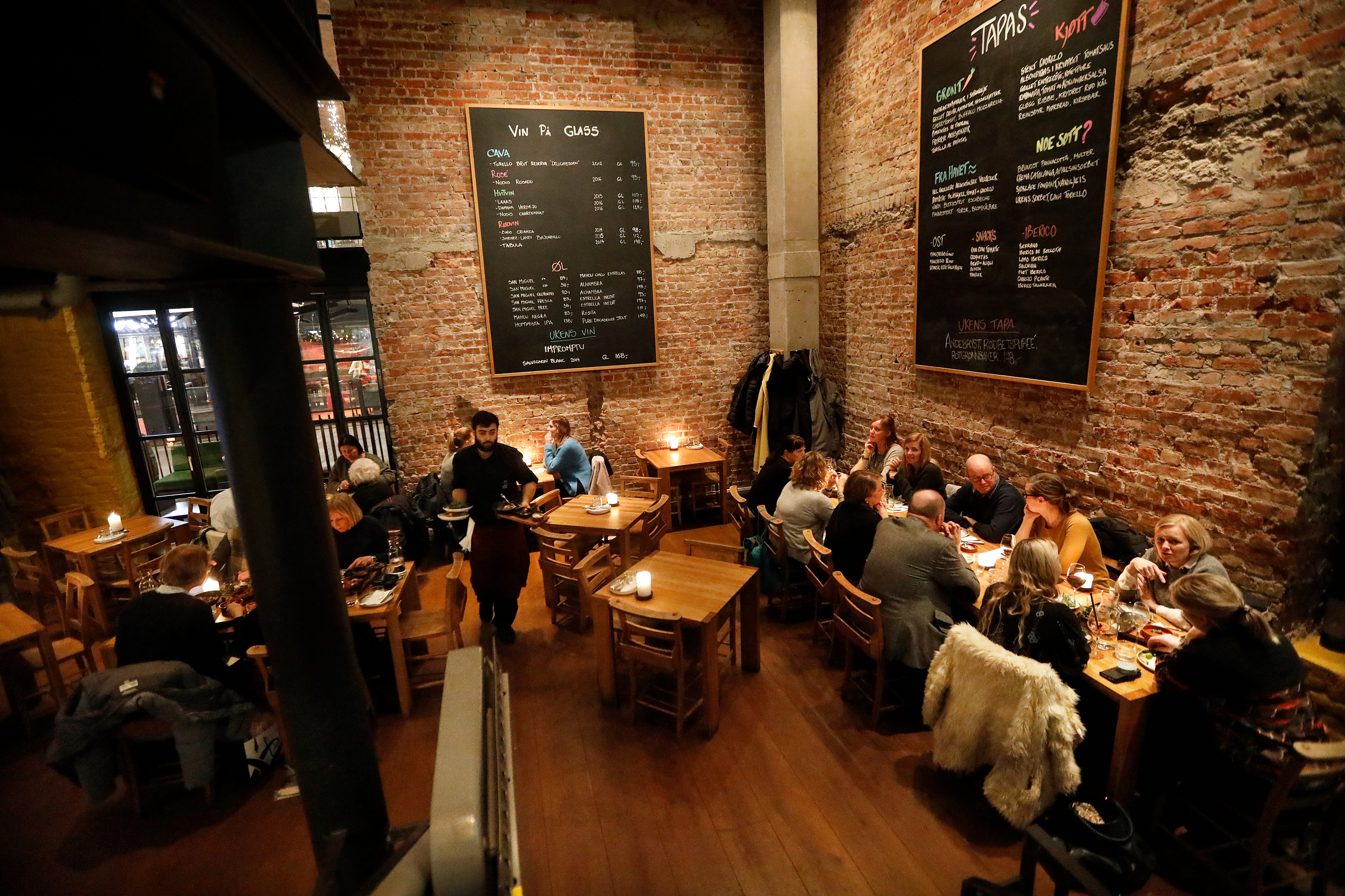 Stemningsfullt lokale.