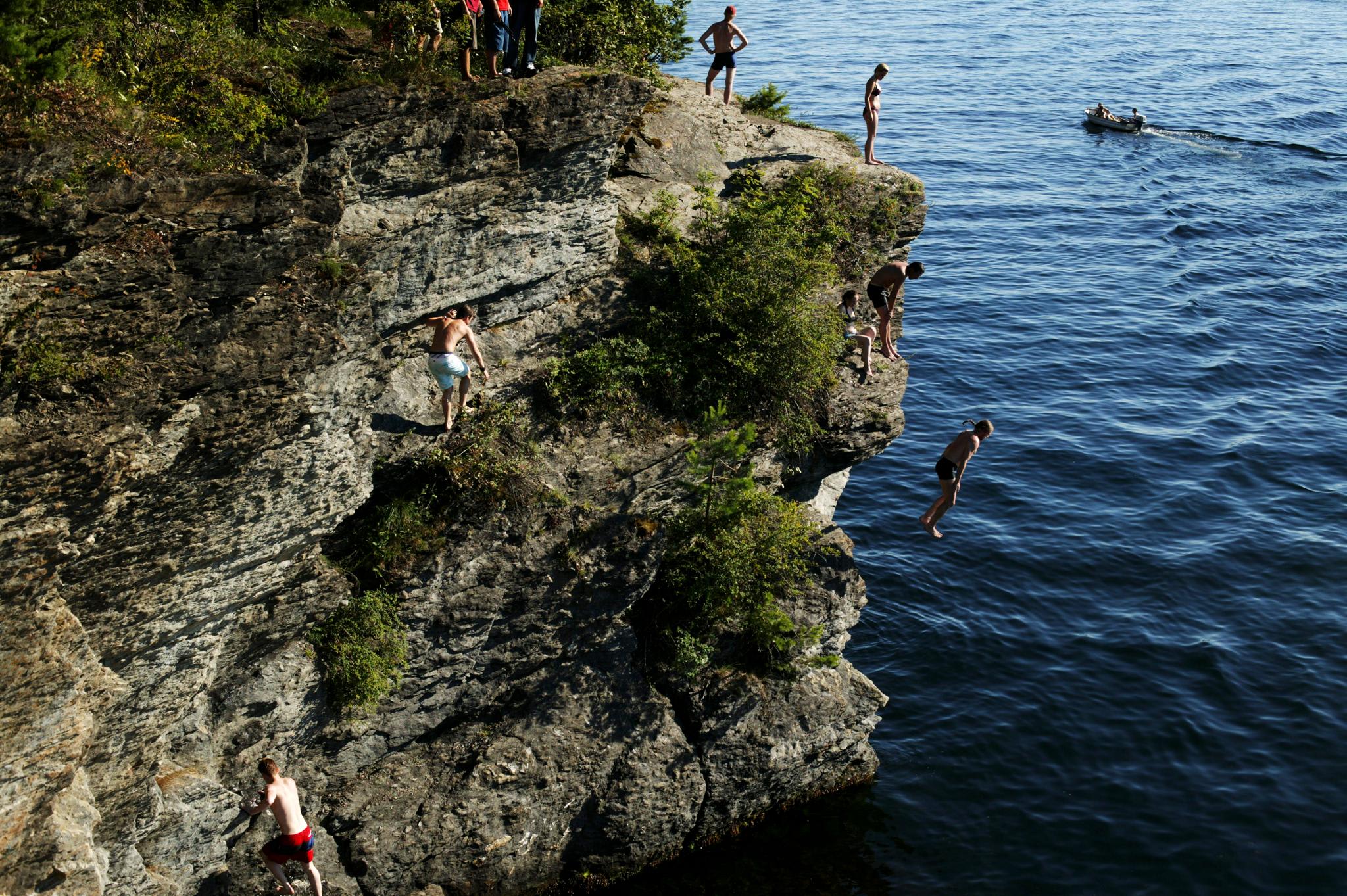 Fra Pantern mellom Bygdøy sjøbad og Paradisbukta. 