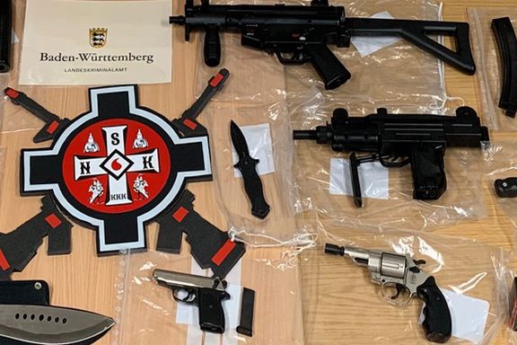 Våpen beslaglagt under razzia mot tysk «Ku Klux Klan»