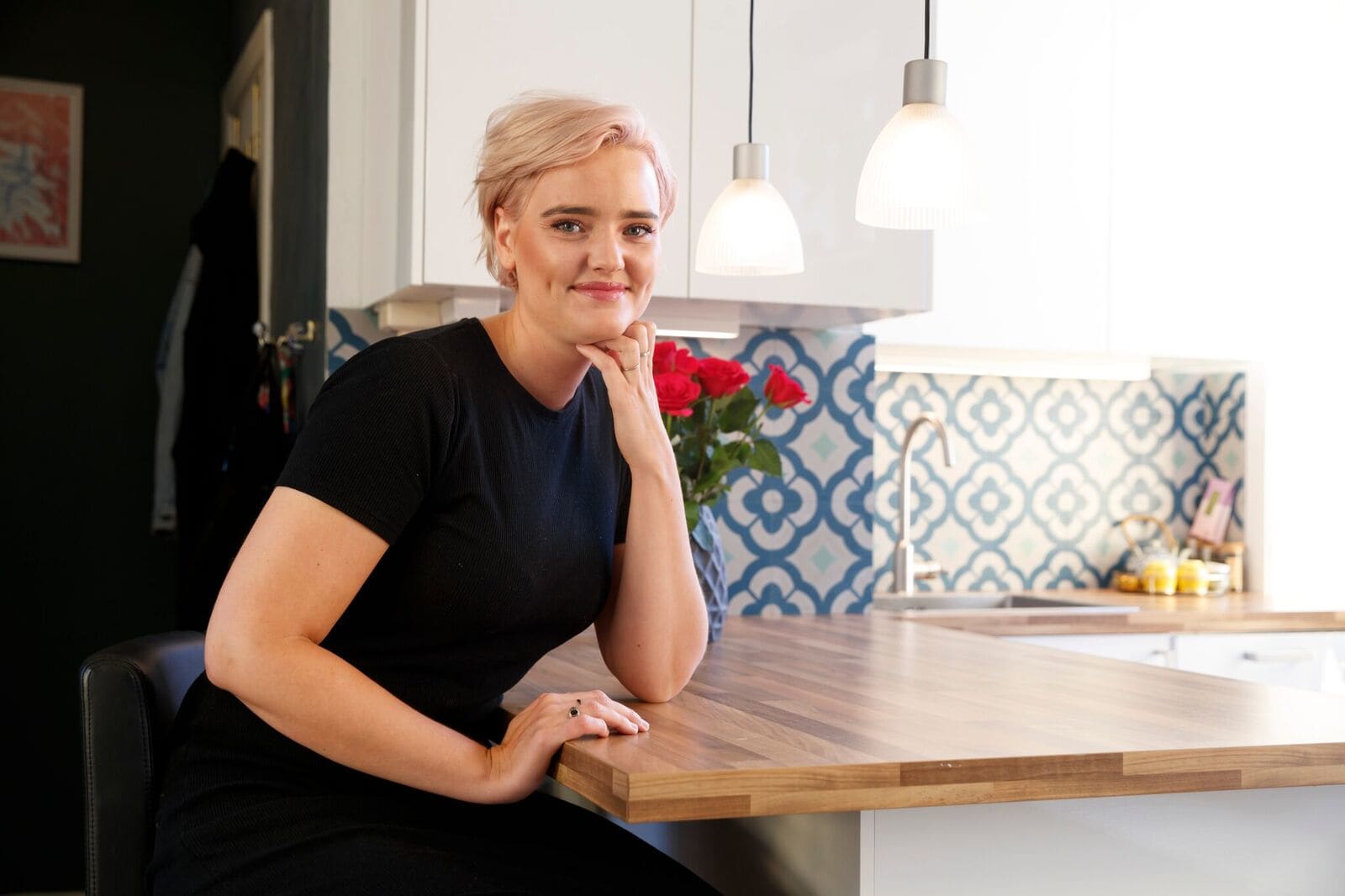 Martine Haarstad satte prisrekord da hun kjøpte sin første bolig i februar ifjor. 