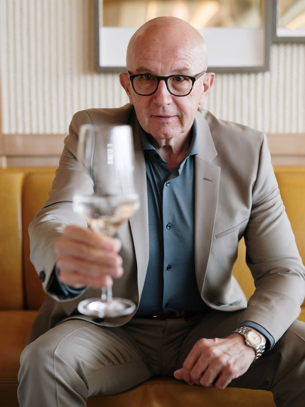 Michael Mascha er en av verdens fremste vannsommelierer. 