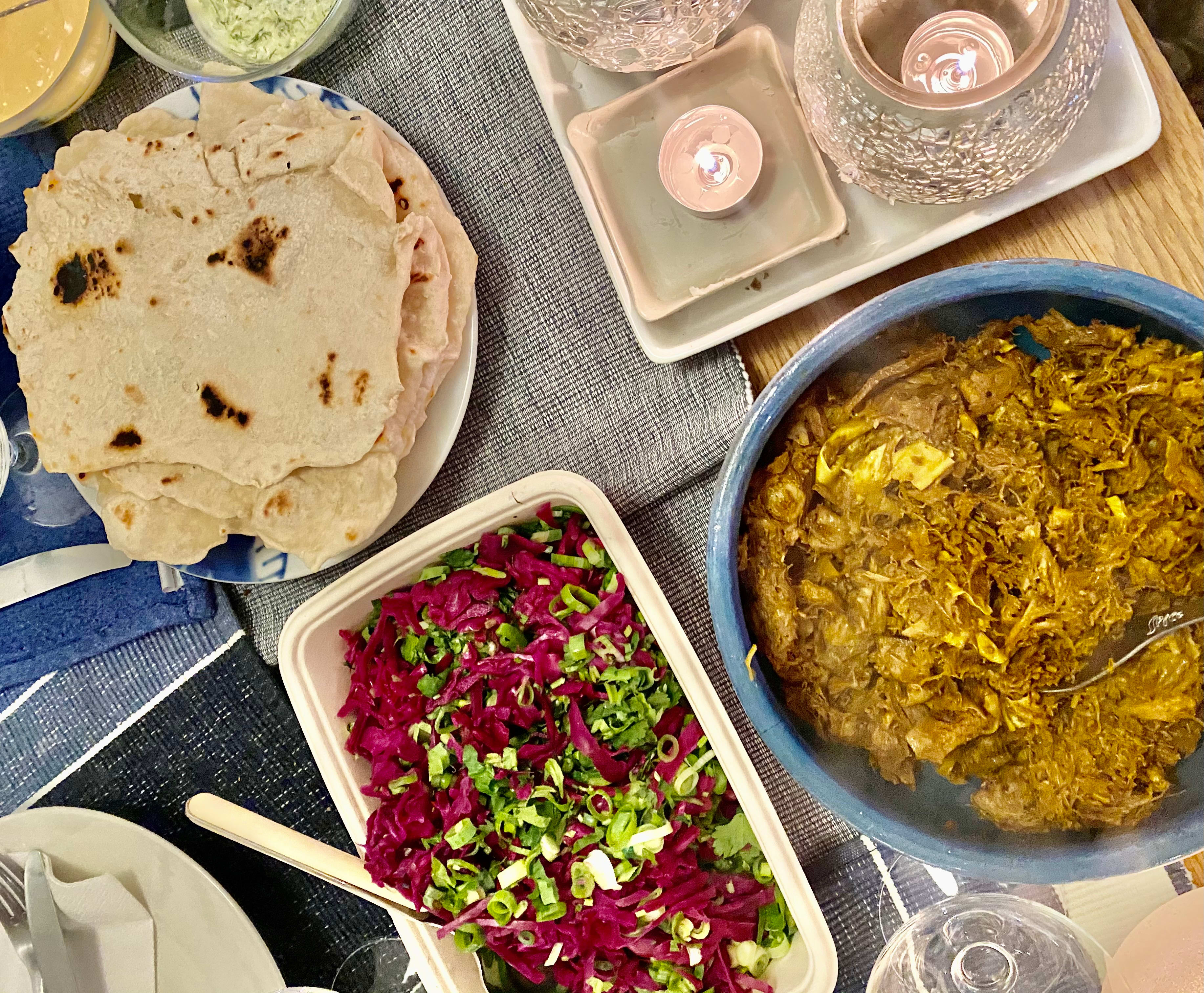 Katlas kjente kebab er en av matsettene restauranten tilbyr. 