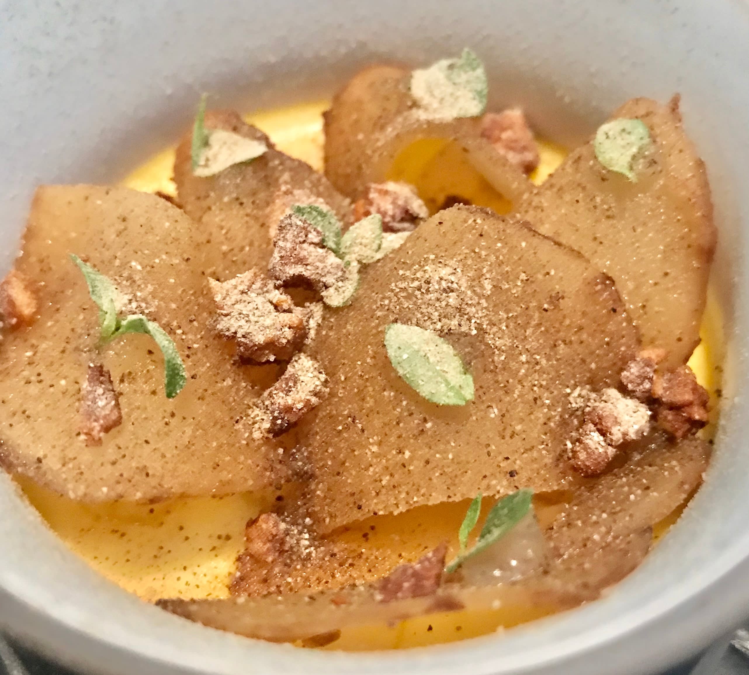 En nydelig jordskokkrett er ett av høydepunktene hos Stallen. 