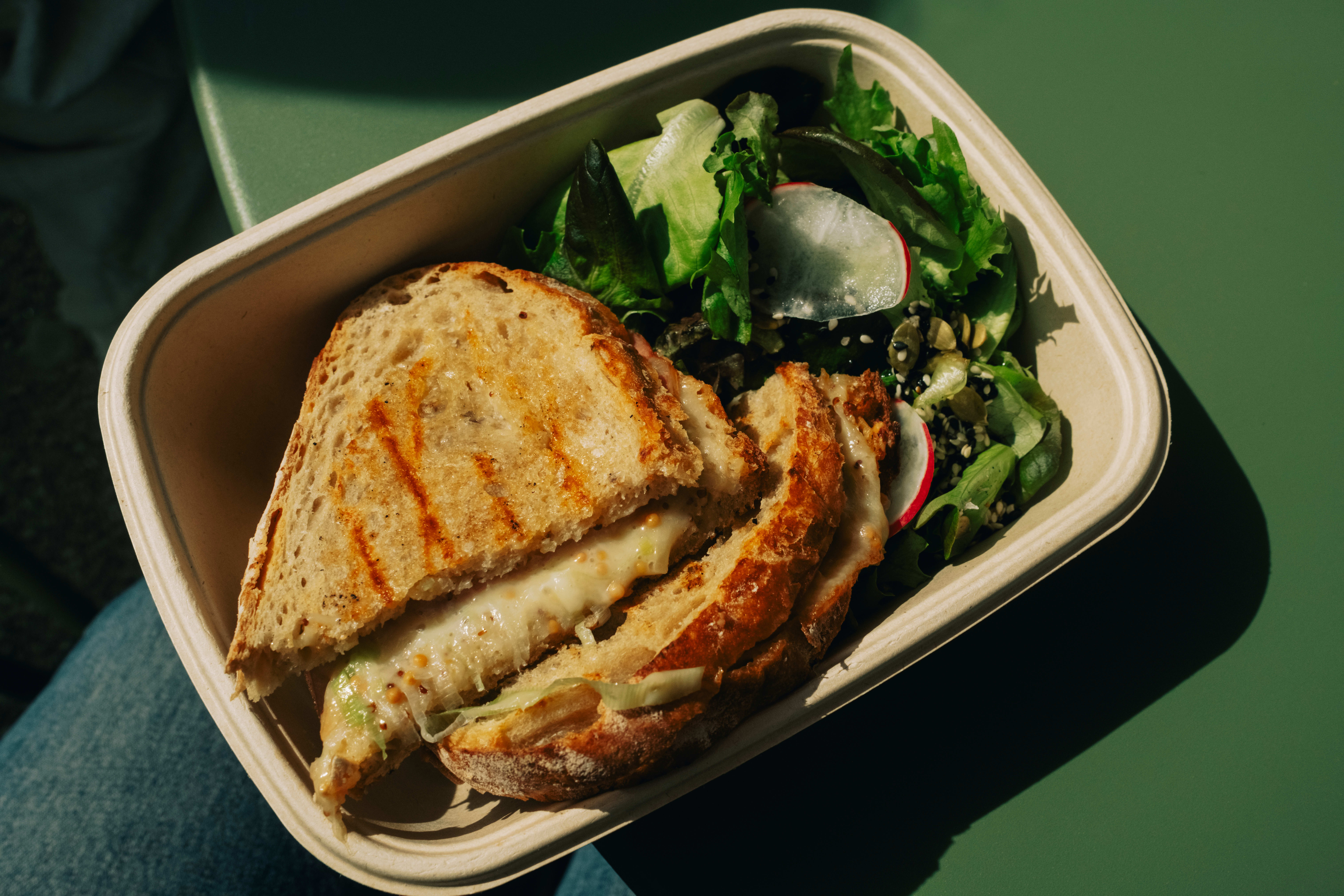 Toast med smak av ost. 