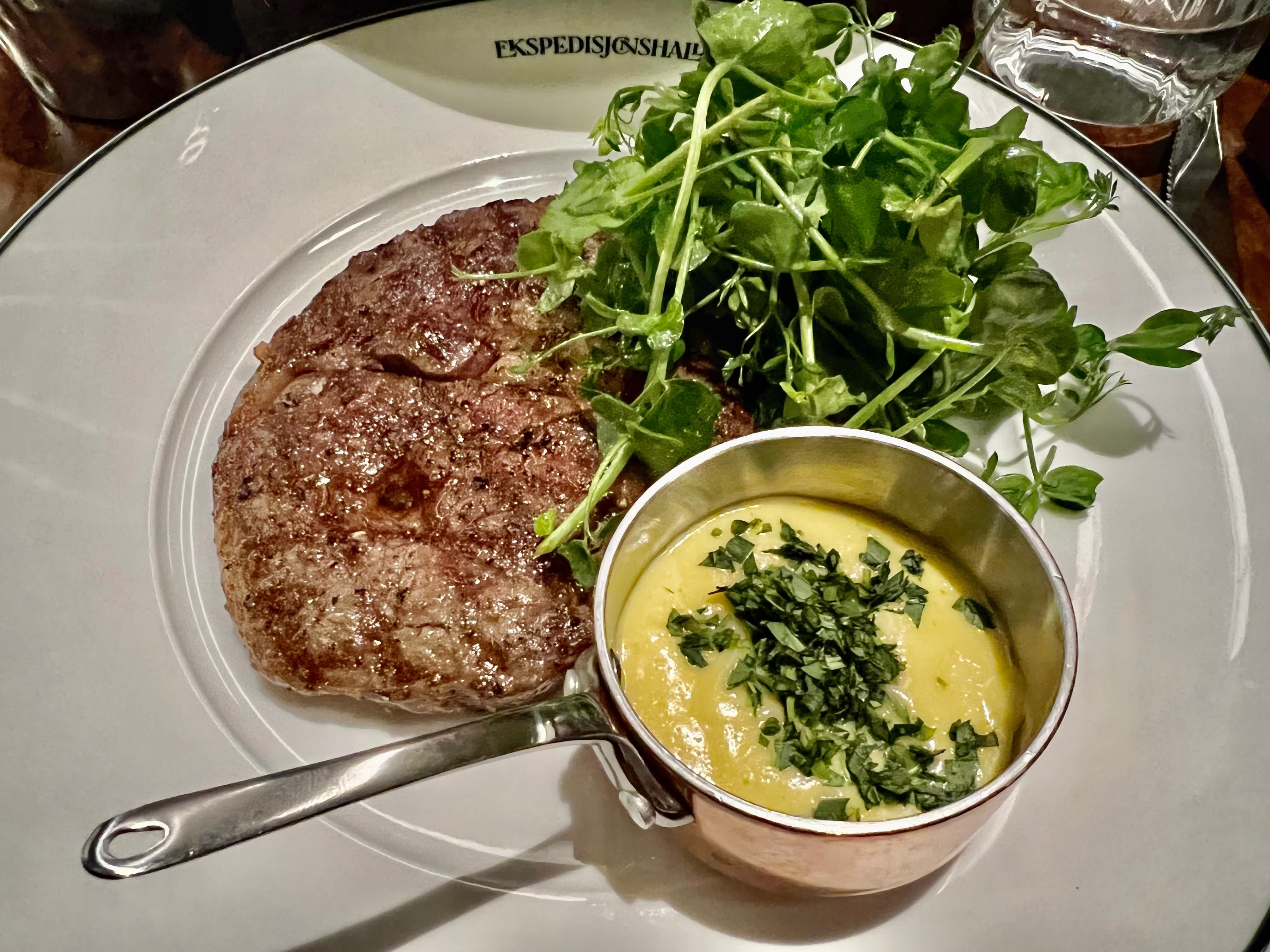 Meget mør og smakfull biff. 