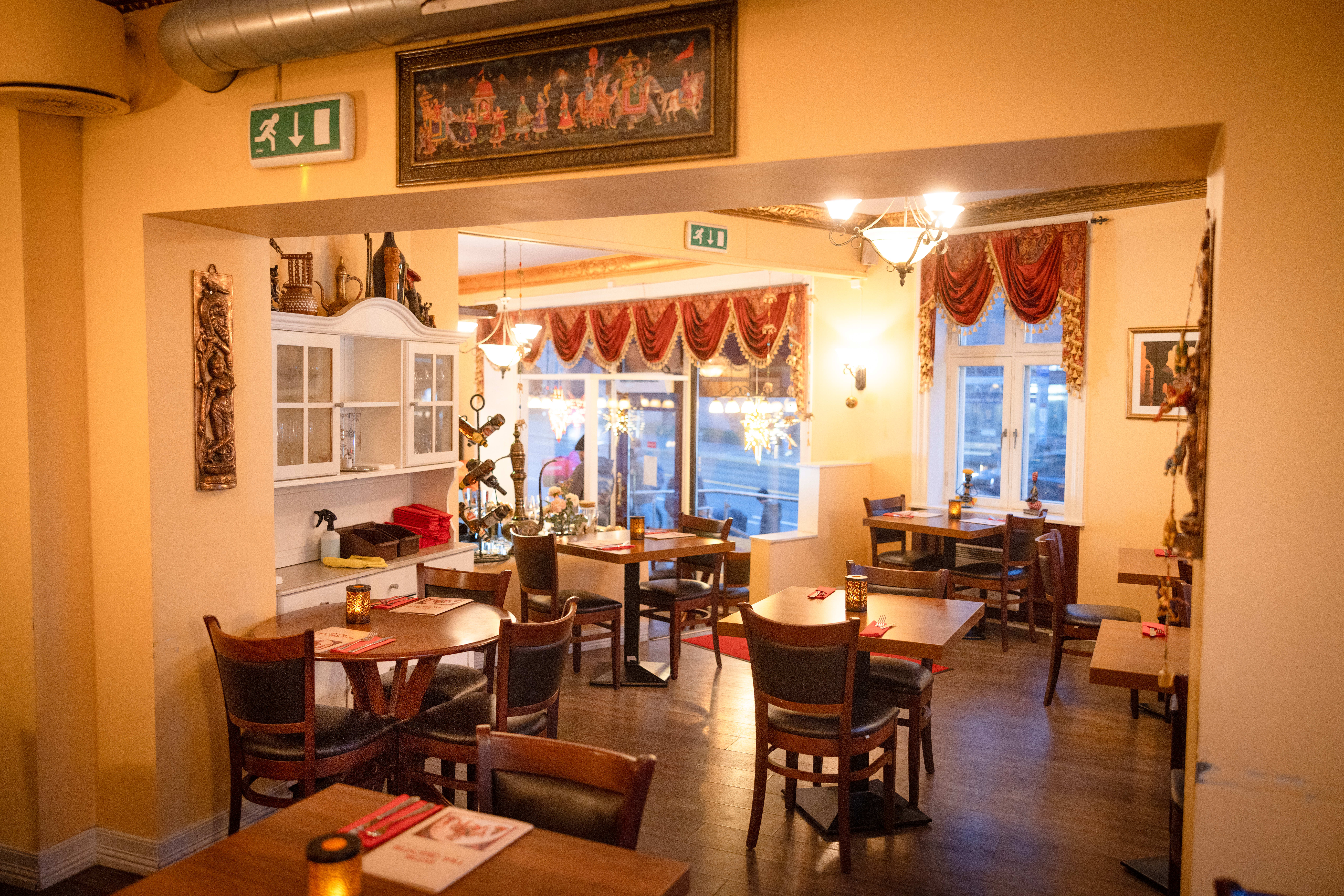 Enkelt, men koselig innredet. Her har lite forandret seg det siste tiåret.