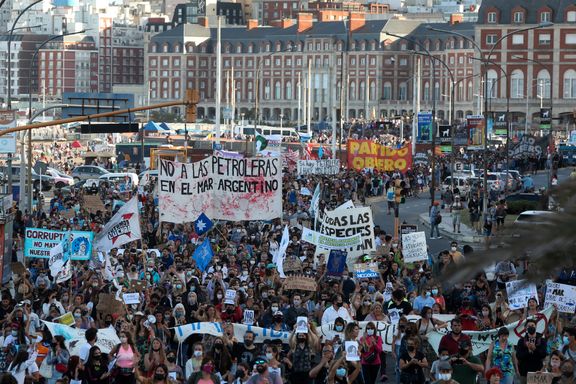 Protestmarsj mot Equinor: – En katastrofe fra start til slutt
