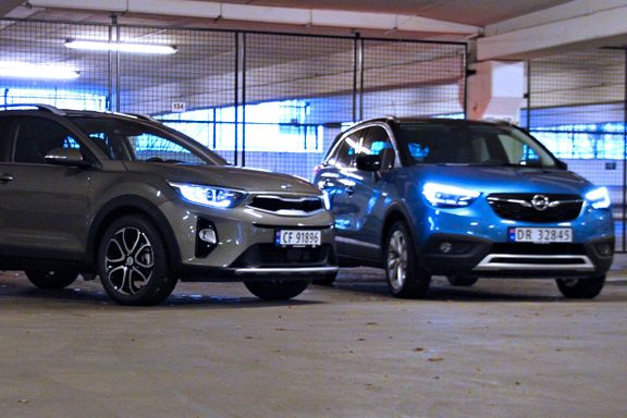  Vi testet to nye crossovere Kia Stonic og Opel Crossland X - hvilken bør du velge?  