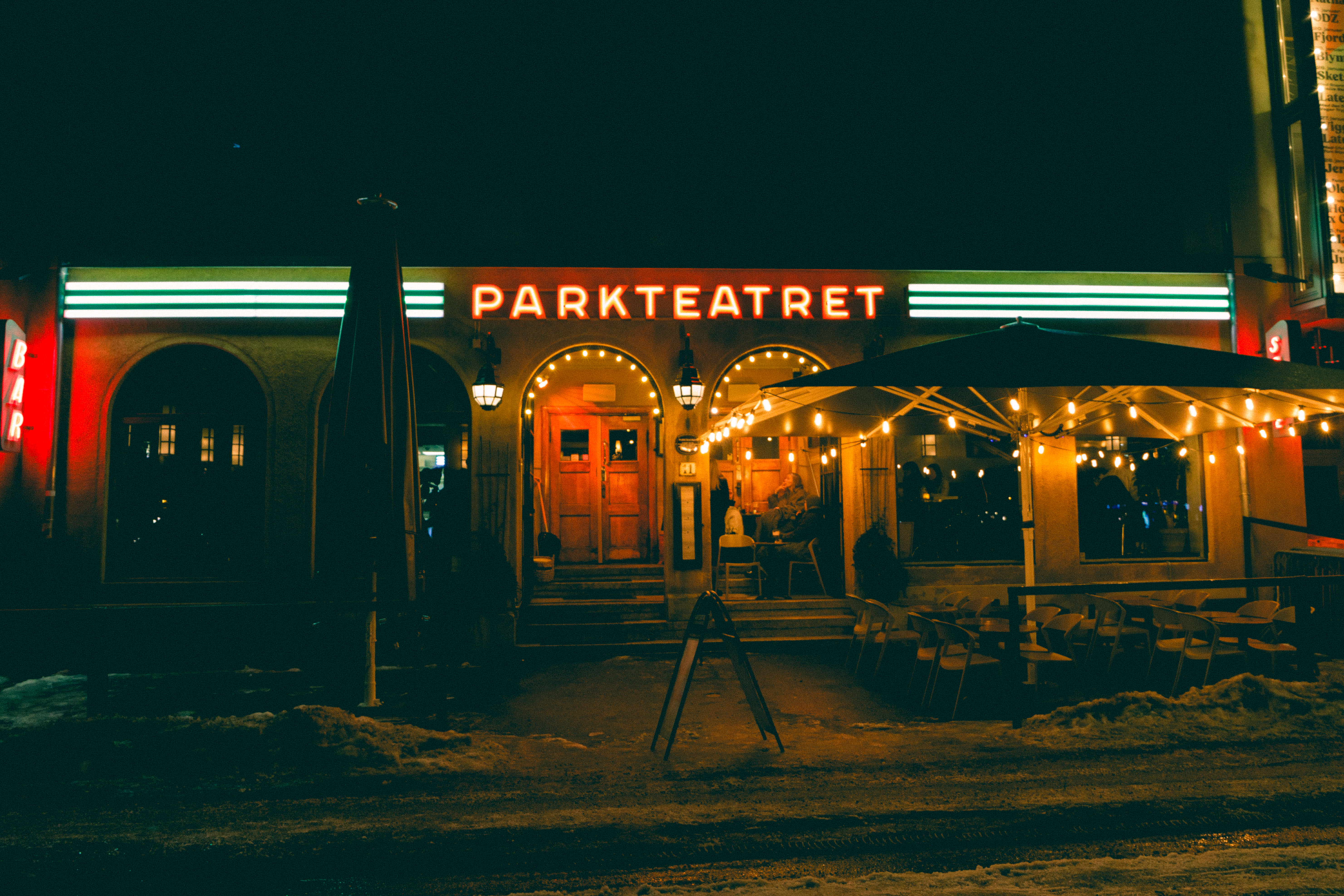 Parkteatret fungerer både om sommeren og vinteren. 