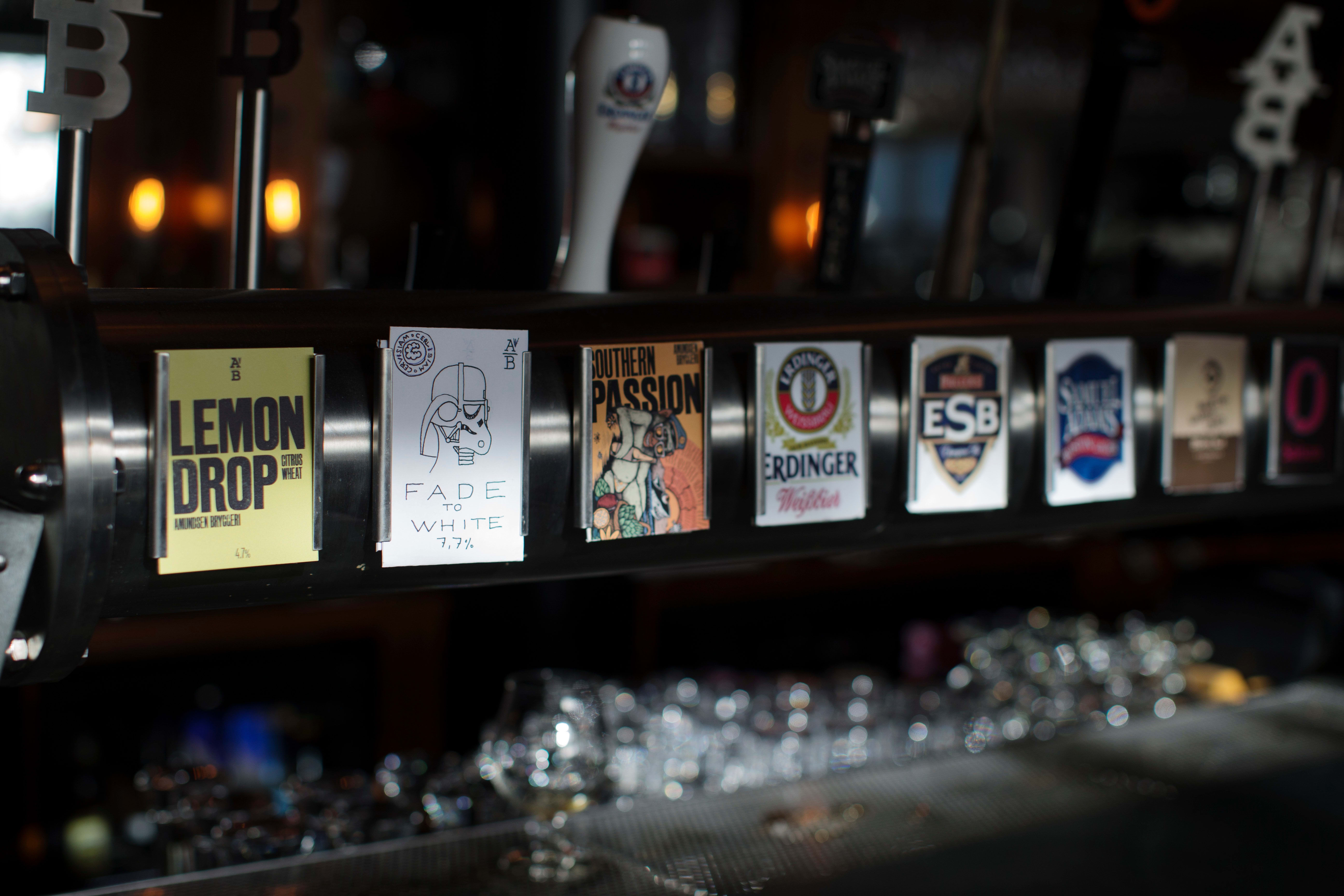 Du har mye å velge mellom på Nydalen bryggeri og spiseri.