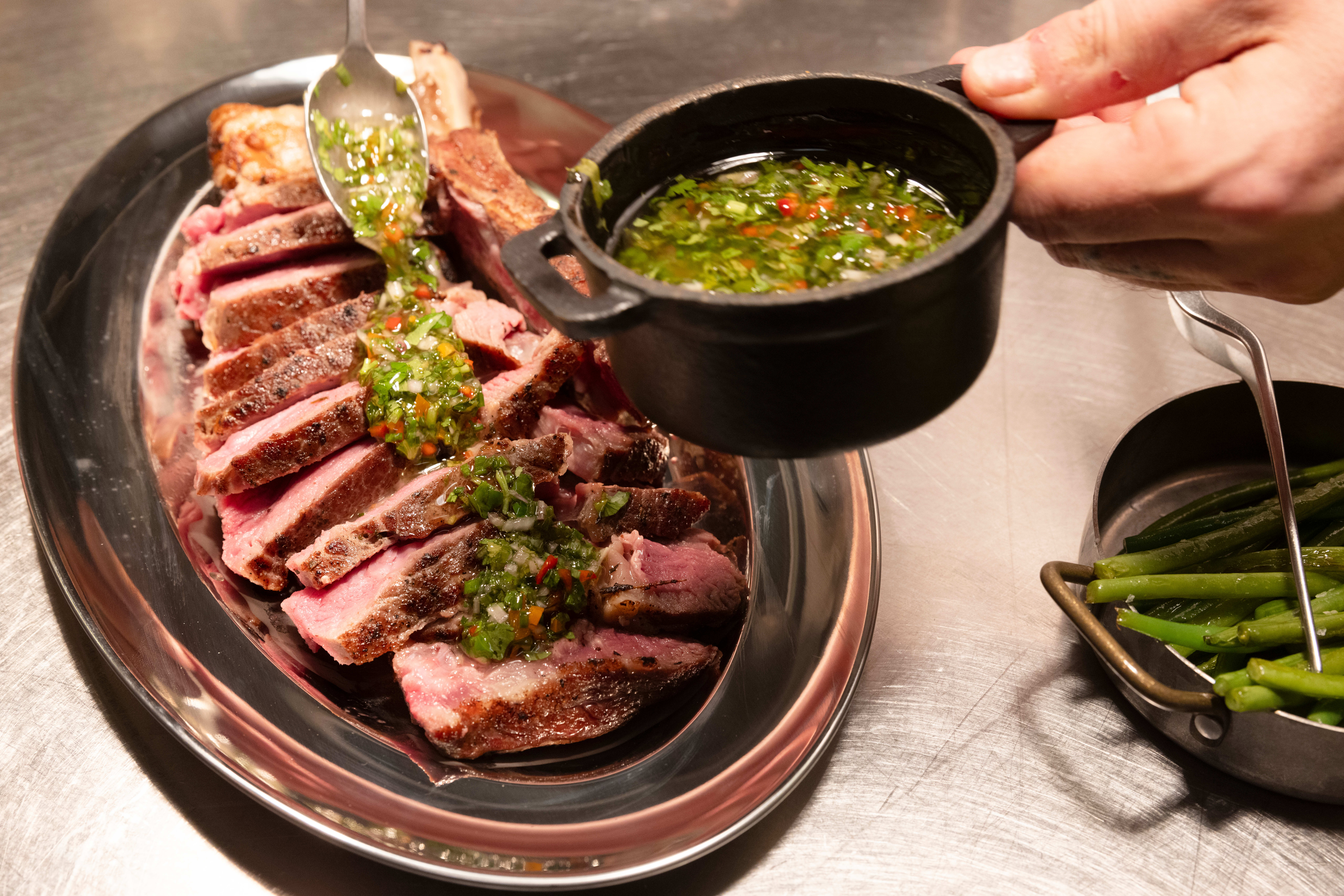 En raus porsjon Côte de Boeuf. 