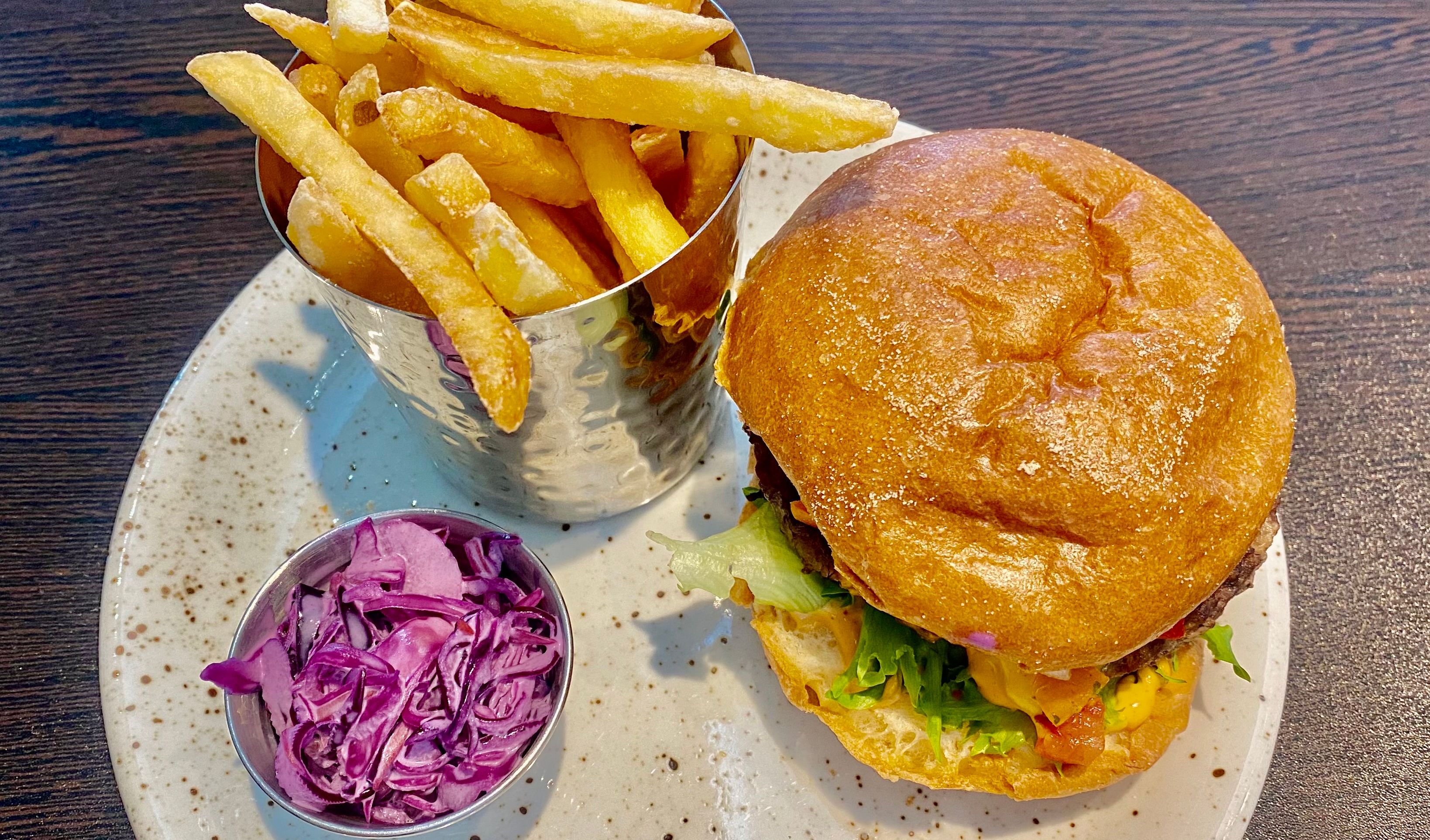 Greit tilbehør, døll burger. 