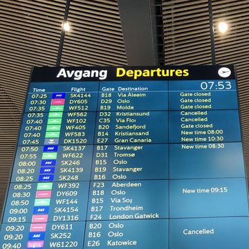 Flytrafikken på Vestlandet går som normalt etter store problemer på formiddagen