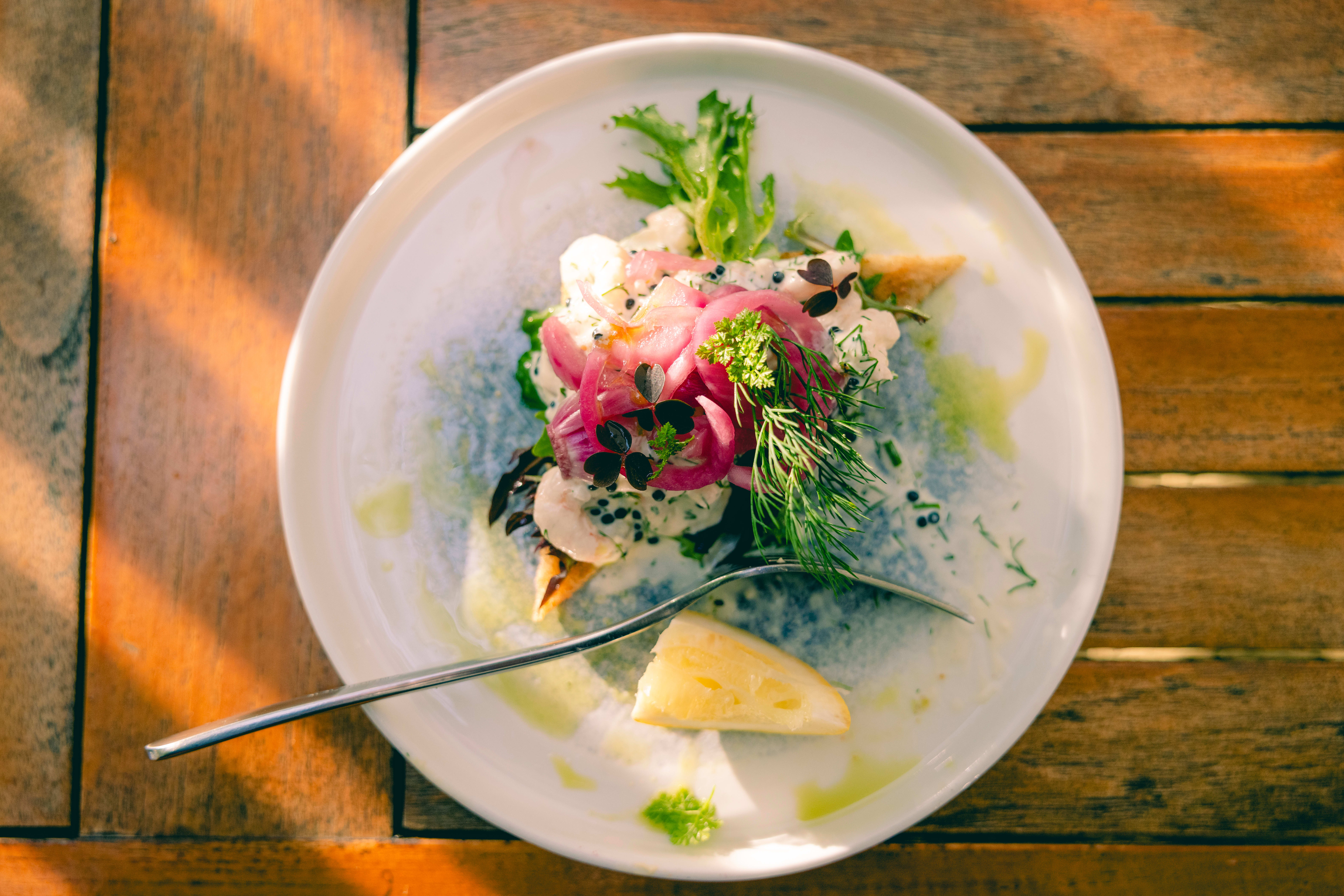 Skagentoasten er kveldens sterkeste rett. 